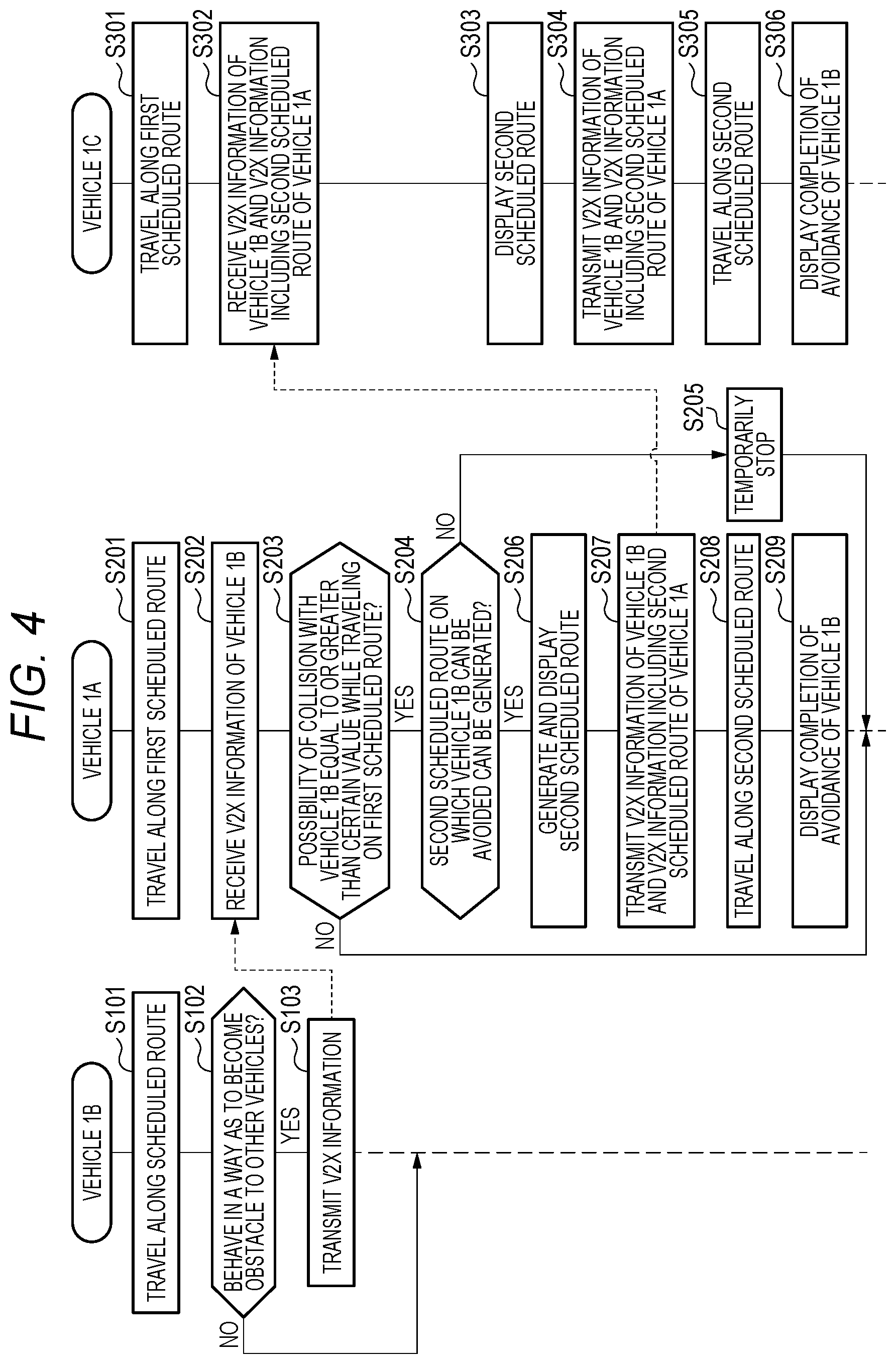 Patent US12351167 Figure 4 – Vehicle and control device