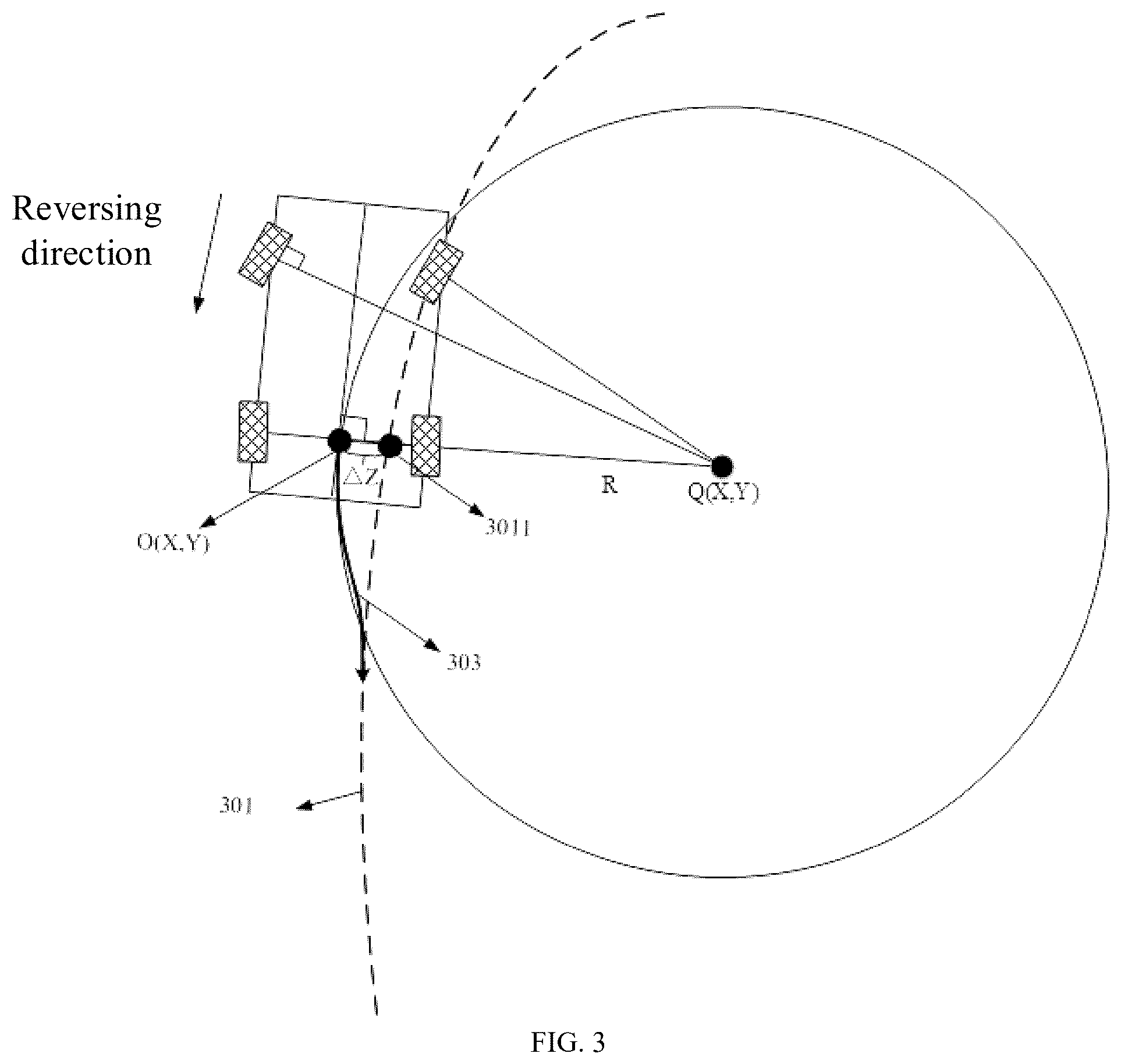 Patent US12351175 Figure 3 – Reversing control method and system and vehicle