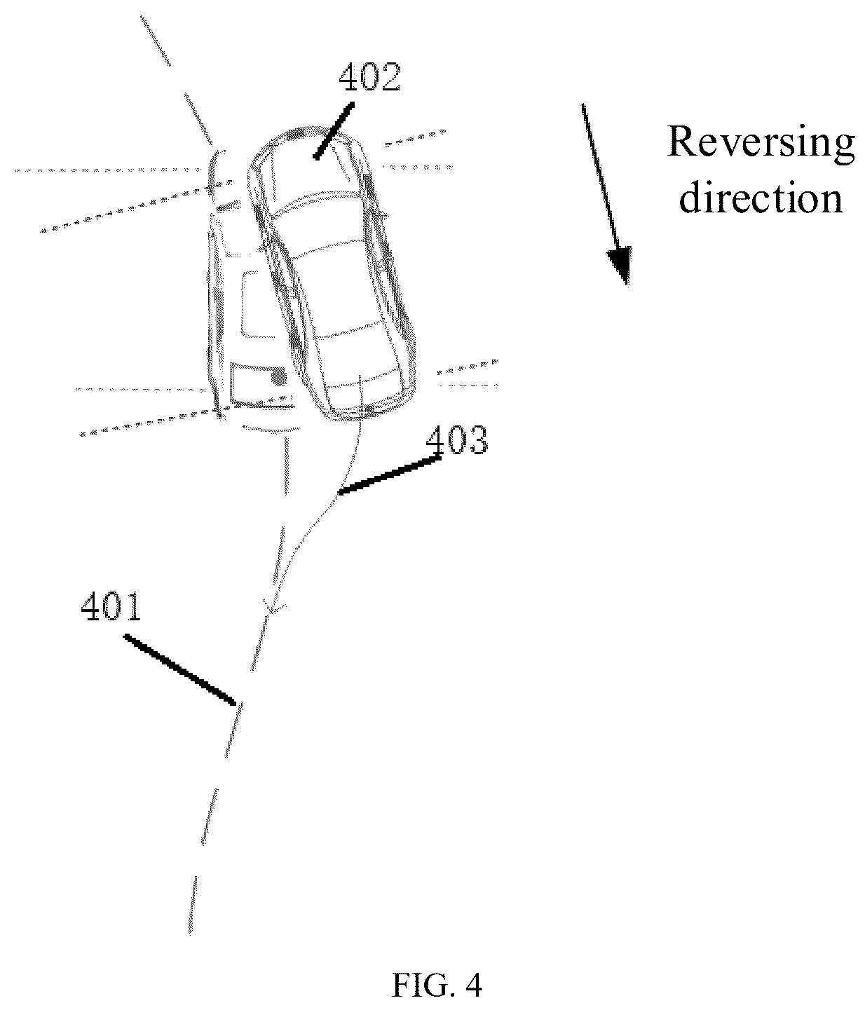 Patent US12351175 Figure 4 – Reversing control method and system and vehicle