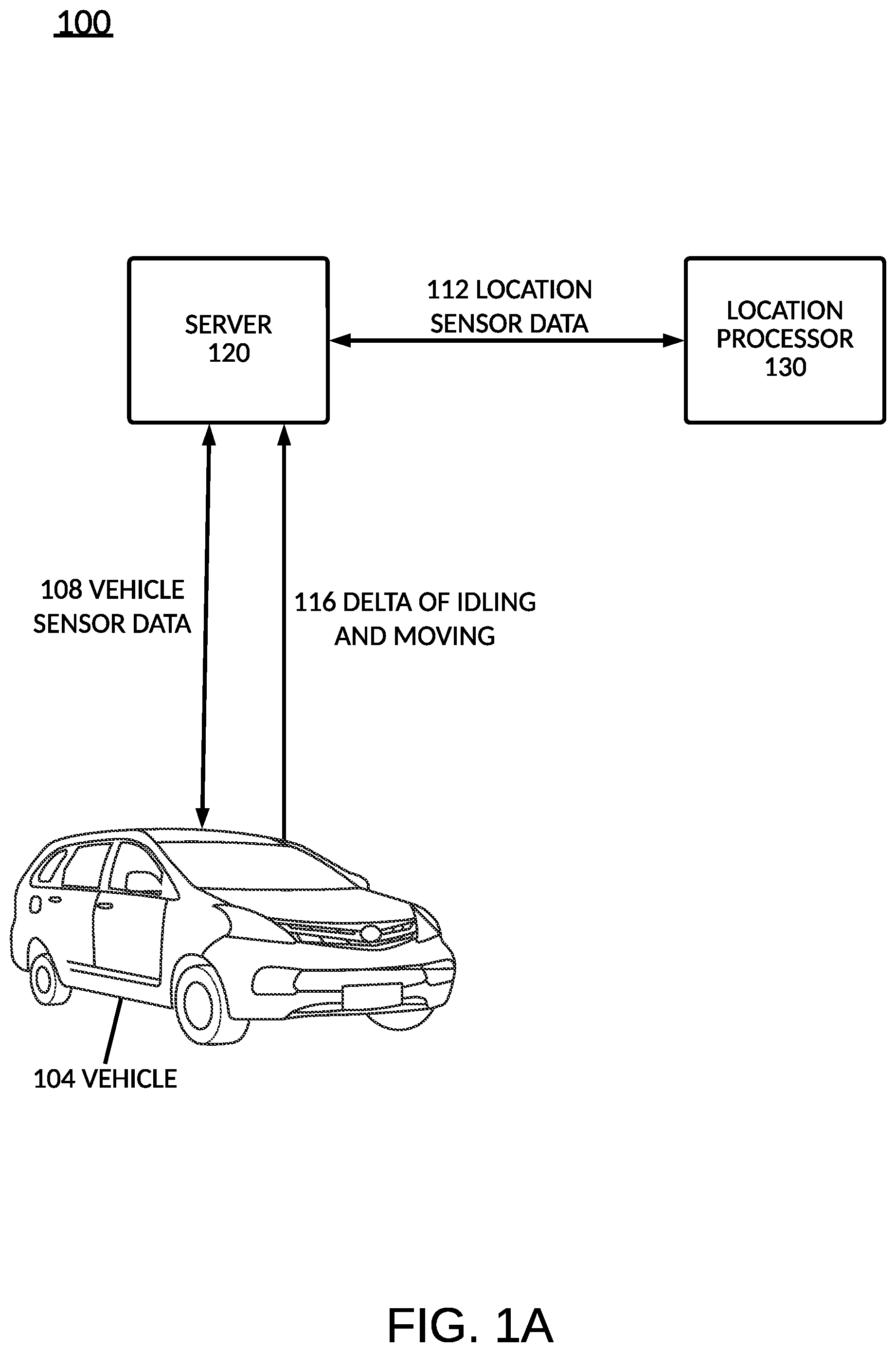 Patent US12351176 — Vehicular enclosed area determination — Figure 1
