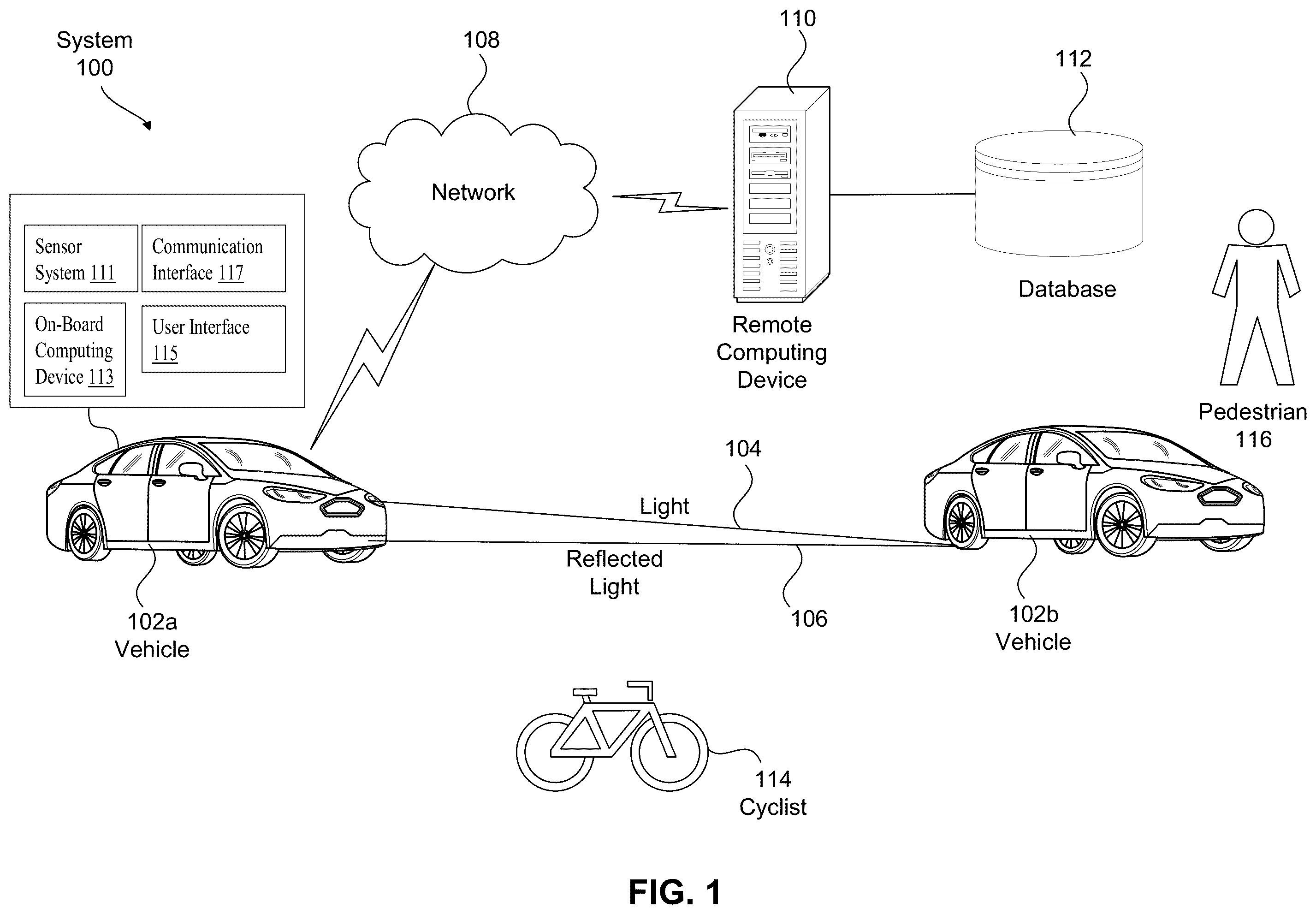 Patent US12351205 — Lane segment clustering using hybrid distance metrics — Figure 1