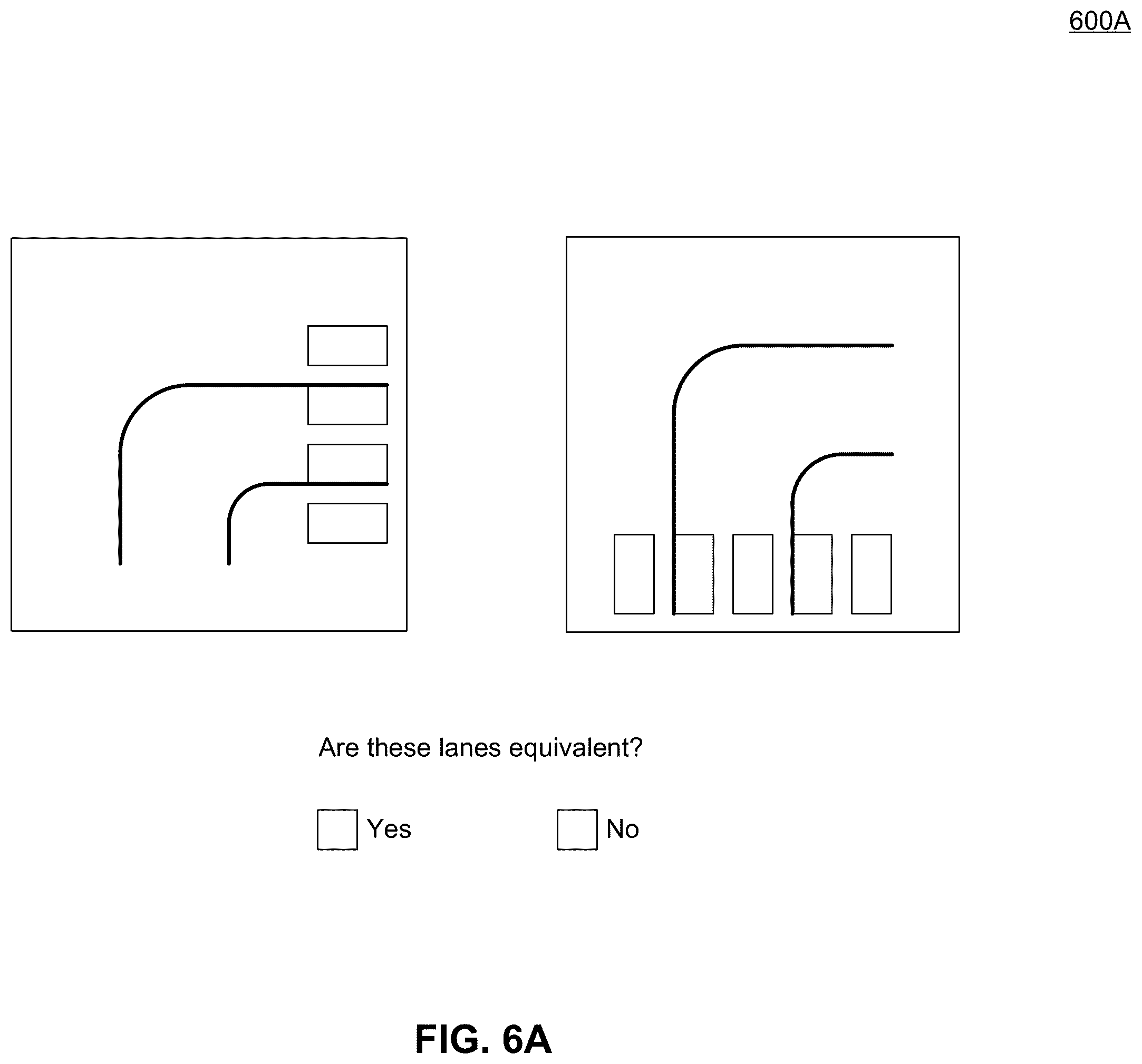Patent US12351205 Figure 6 – Lane segment clustering using hybrid distance metrics