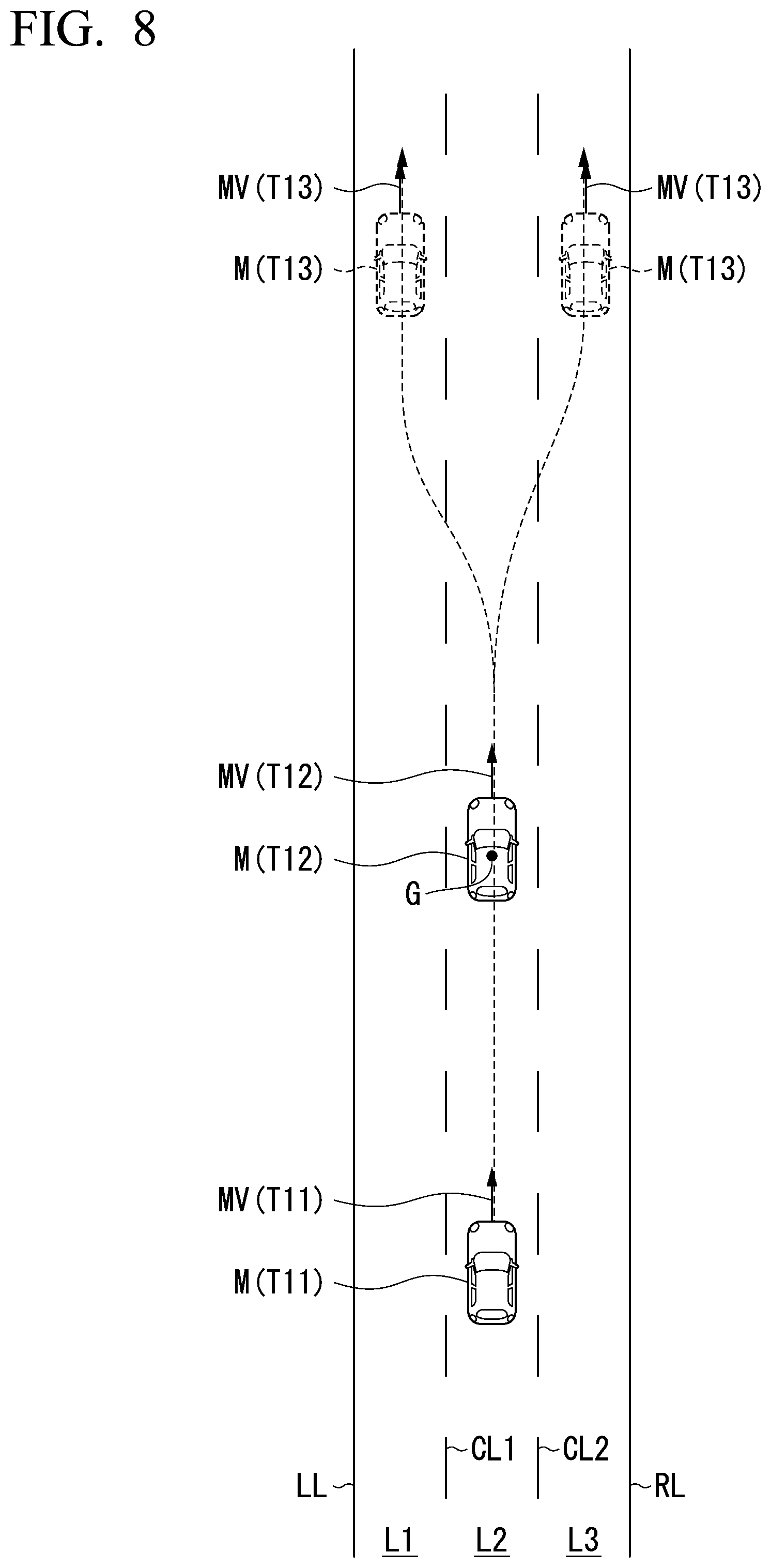 Patent US12351206 Figure 7 – Vehicle control device, vehicle control method, and storage medium