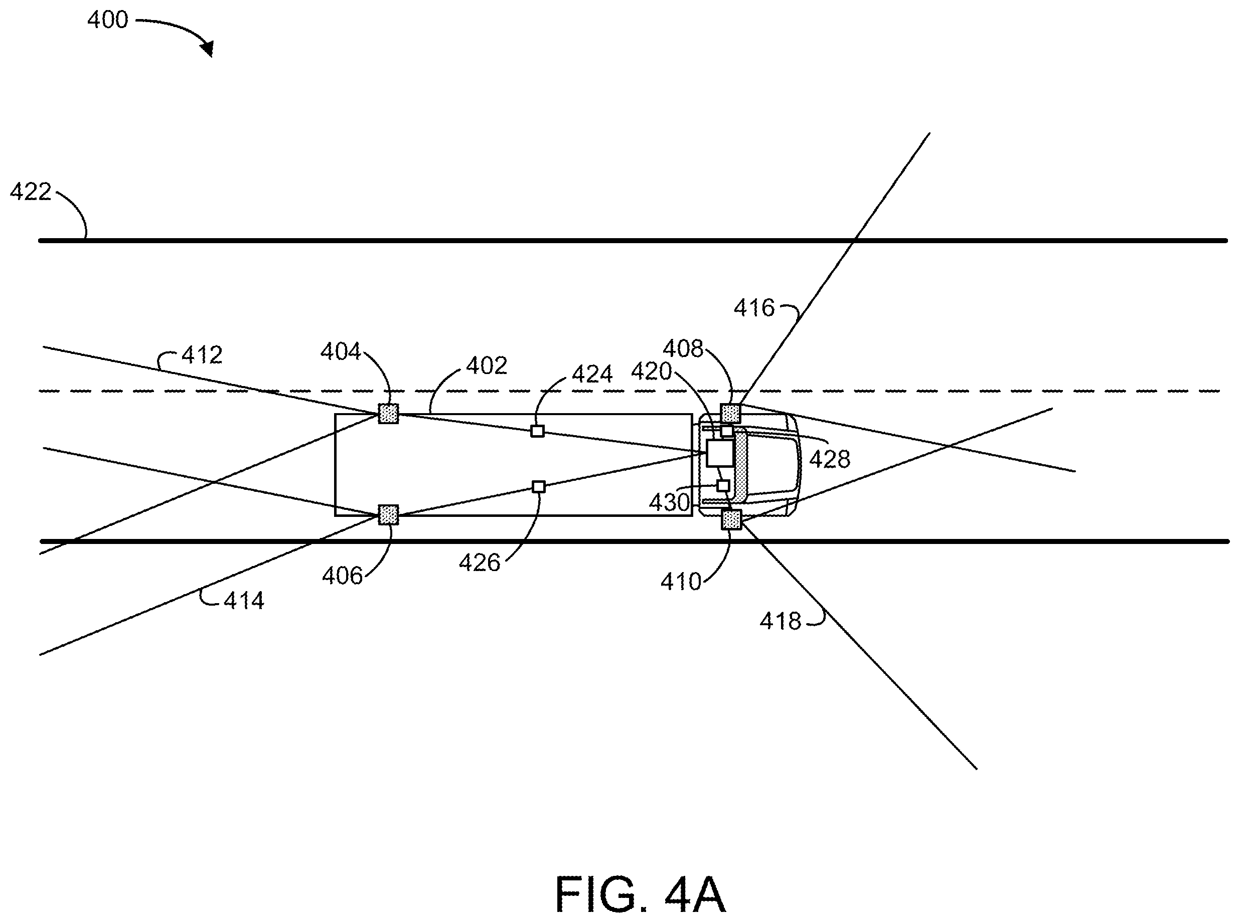 Patent US12351208 Figure 4 – Systems and methods of determining changes in pose of an autonomous vehicle
