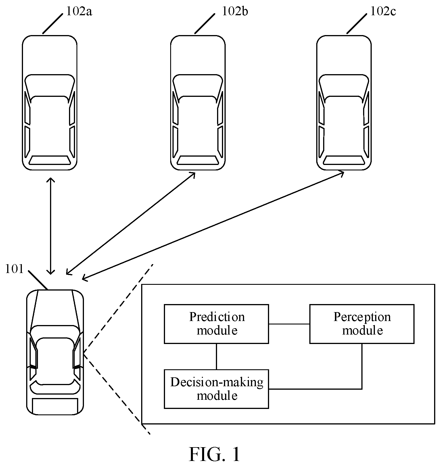 Patent US12351210 Figure 1 – Vehicle-based data processing method and apparatus, computer, and storage medium