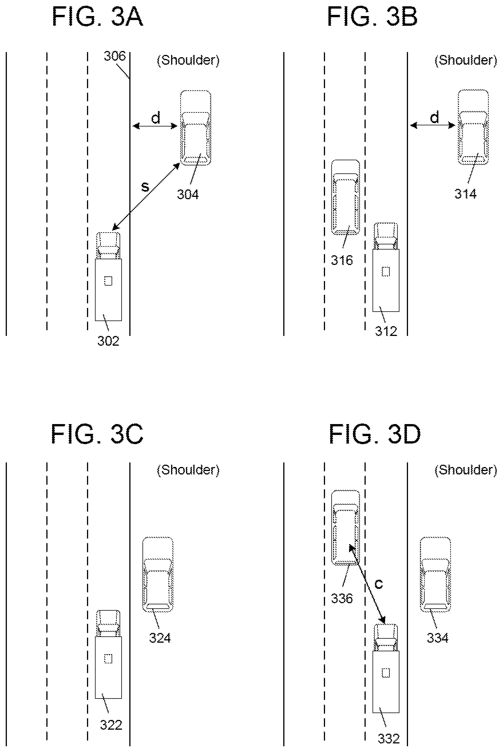 Patent US12351212 Figure 5 – Lane change determination for vehicle on shoulder