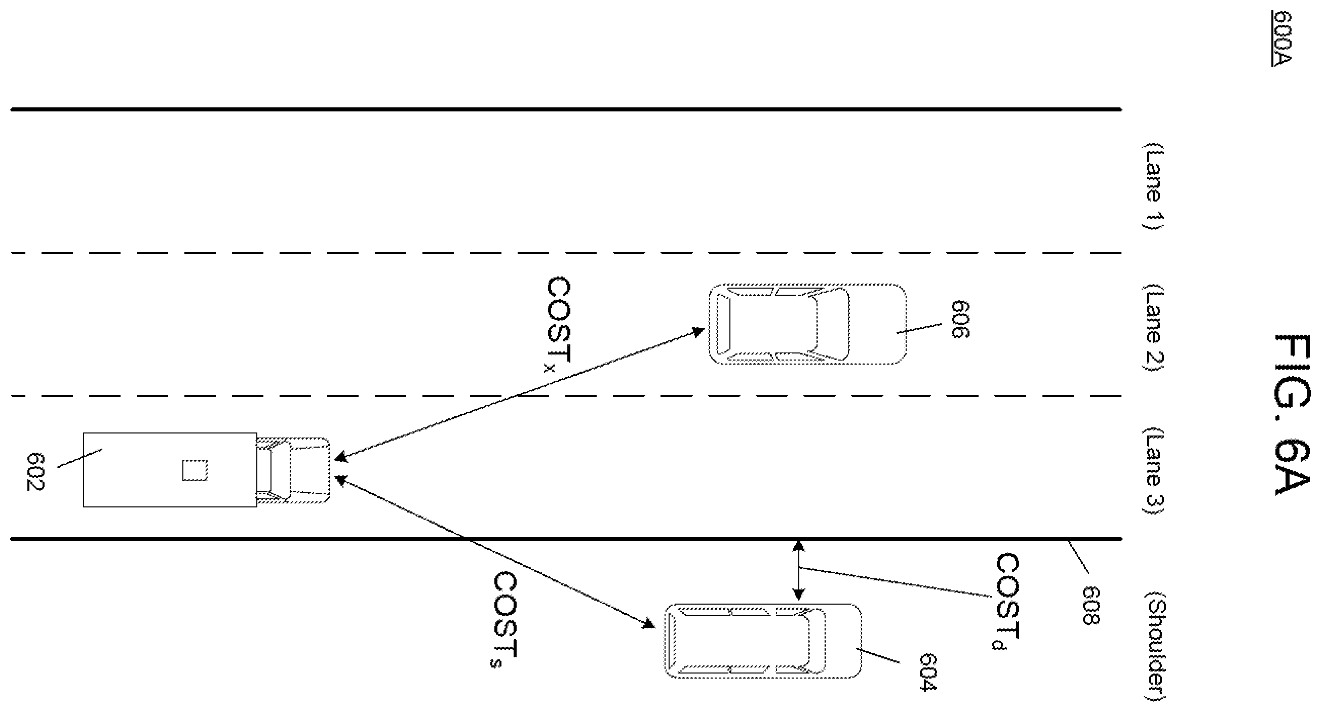 Patent US12351212 Figure 8 – Lane change determination for vehicle on shoulder