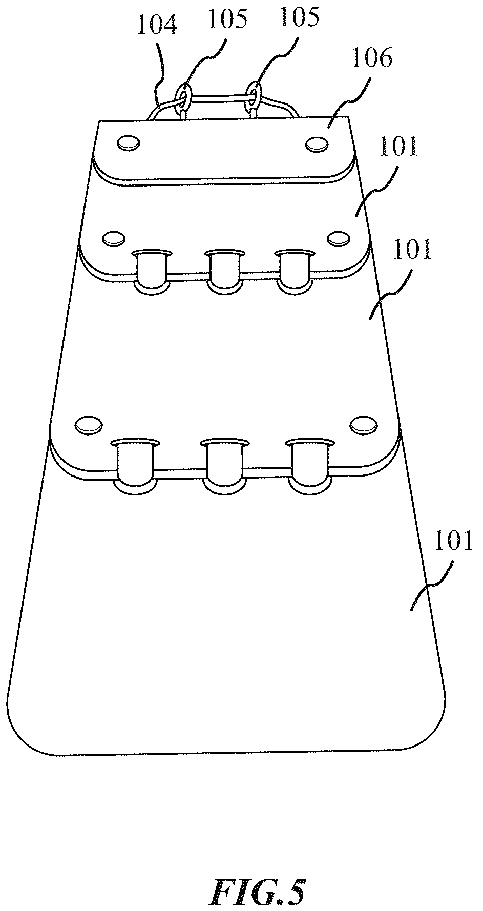 Patent US12351224 Figure 5 – Modular fish scale sled