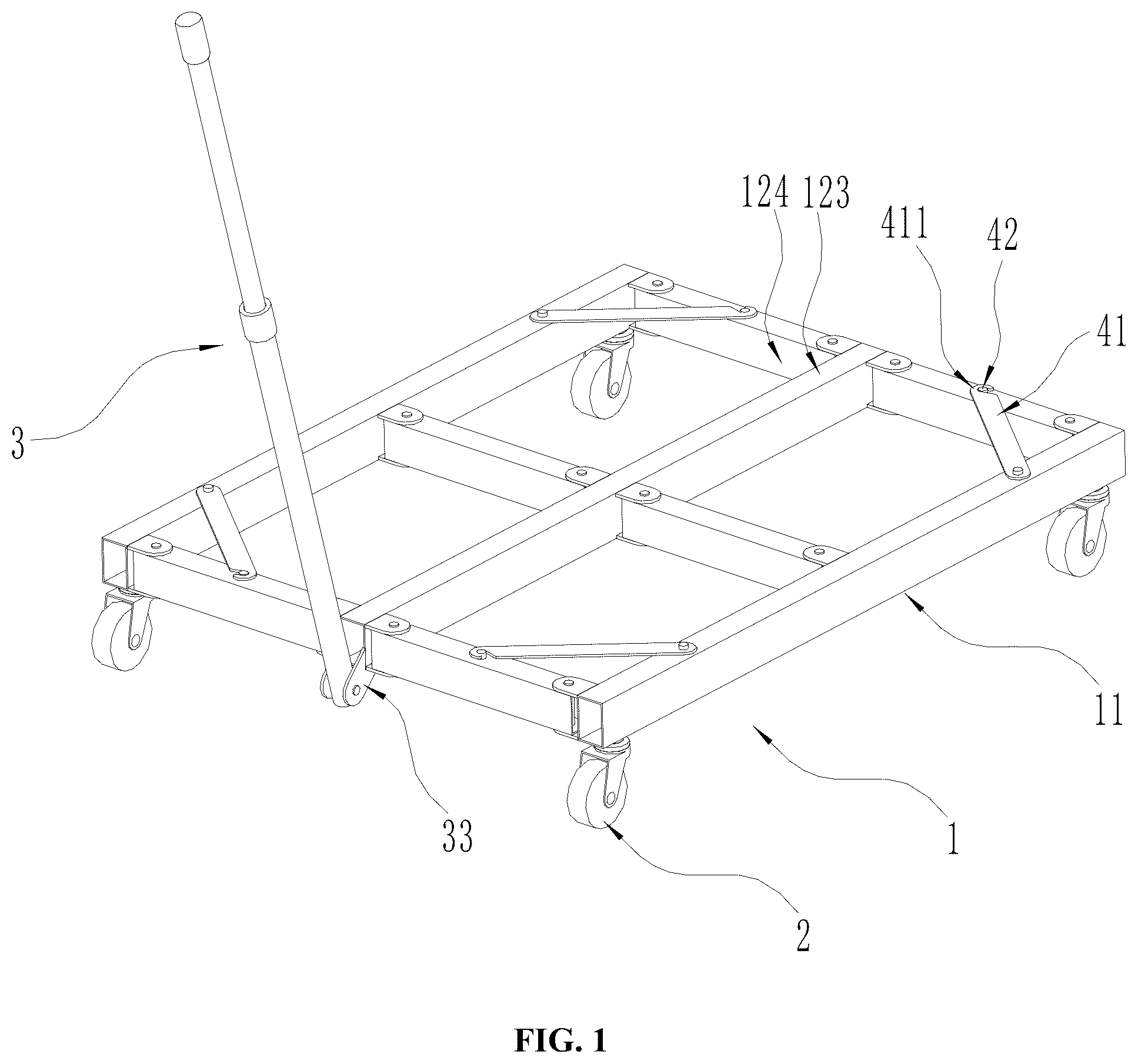 Patent US12351226 Figure 1 – Transfer trolley and outdoor transfer device