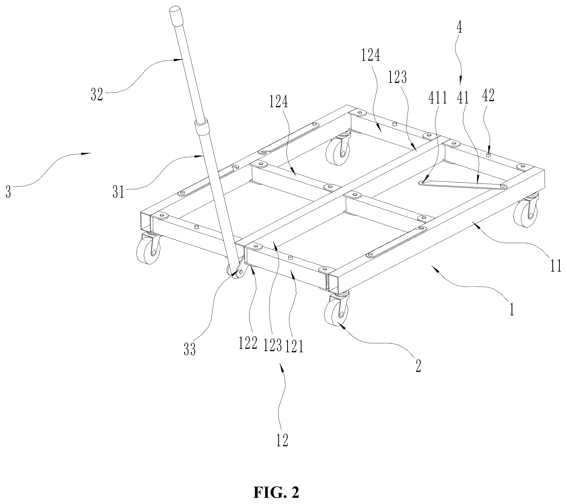 Patent US12351226 Figure 2 – Transfer trolley and outdoor transfer device
