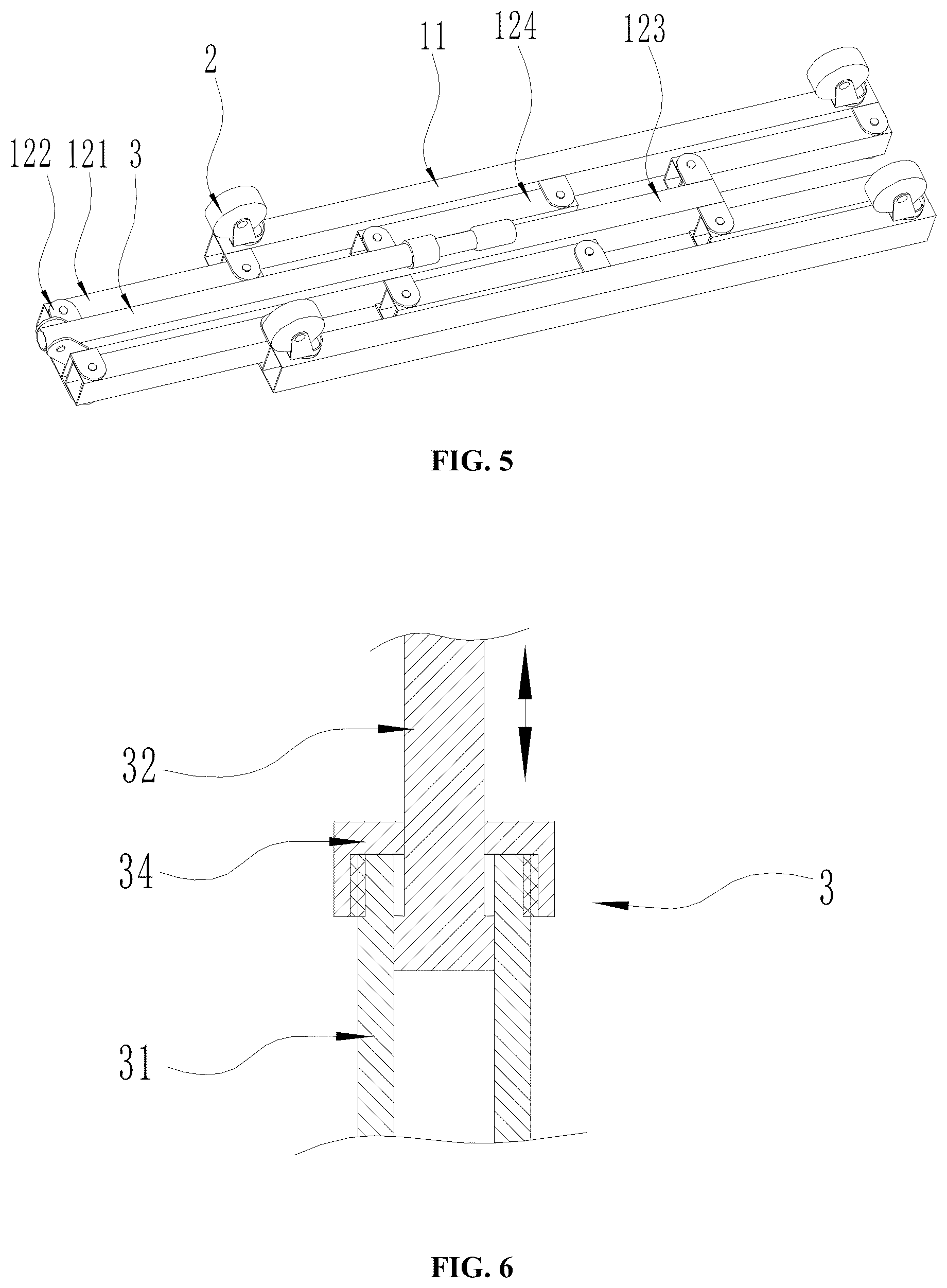 Patent US12351226 Figure 4 – Transfer trolley and outdoor transfer device