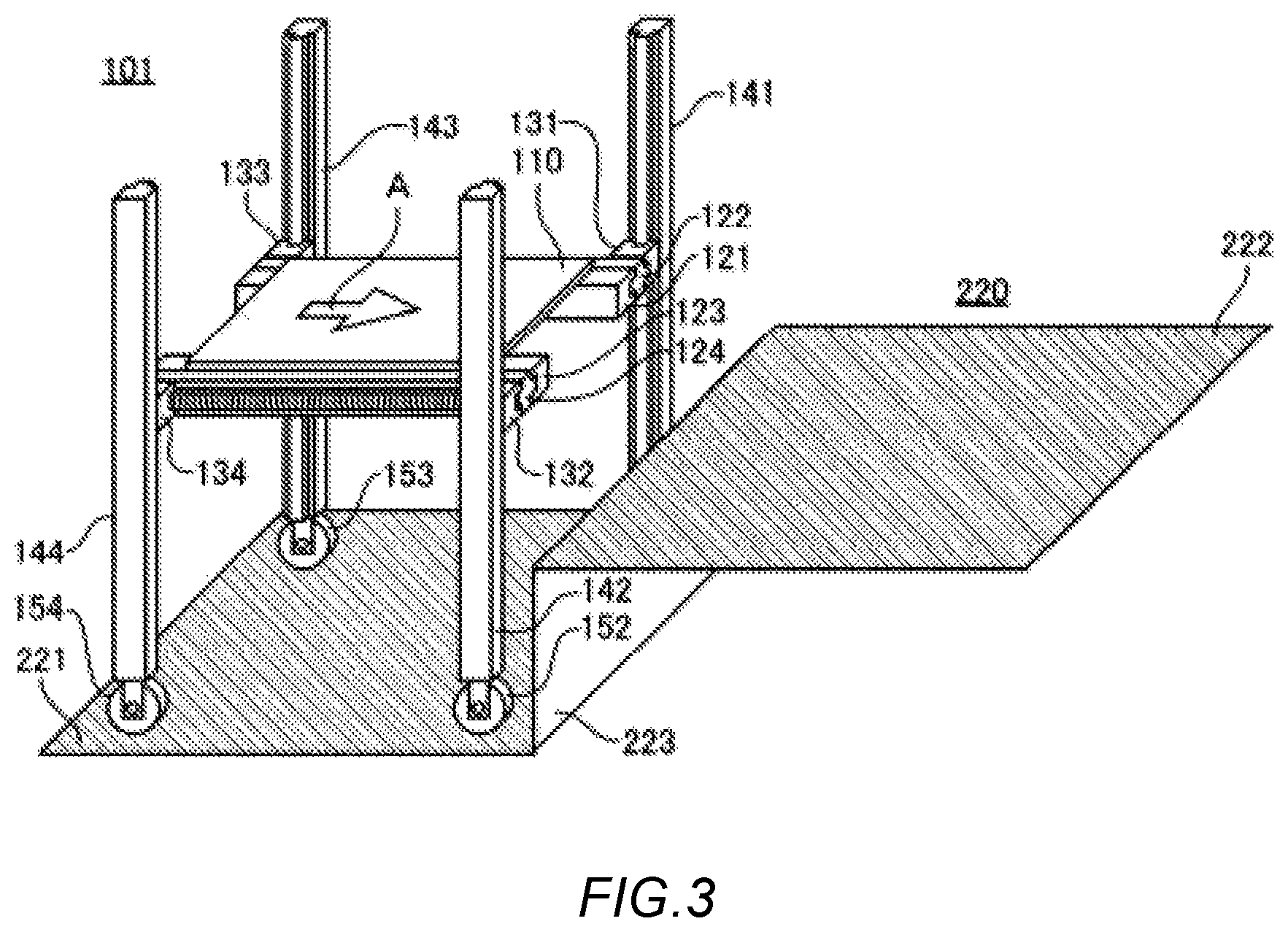 Patent US12351228 Figure 3 – Transportation device