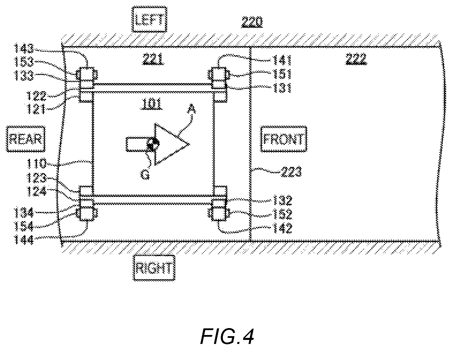 Patent US12351228 Figure 4 – Transportation device