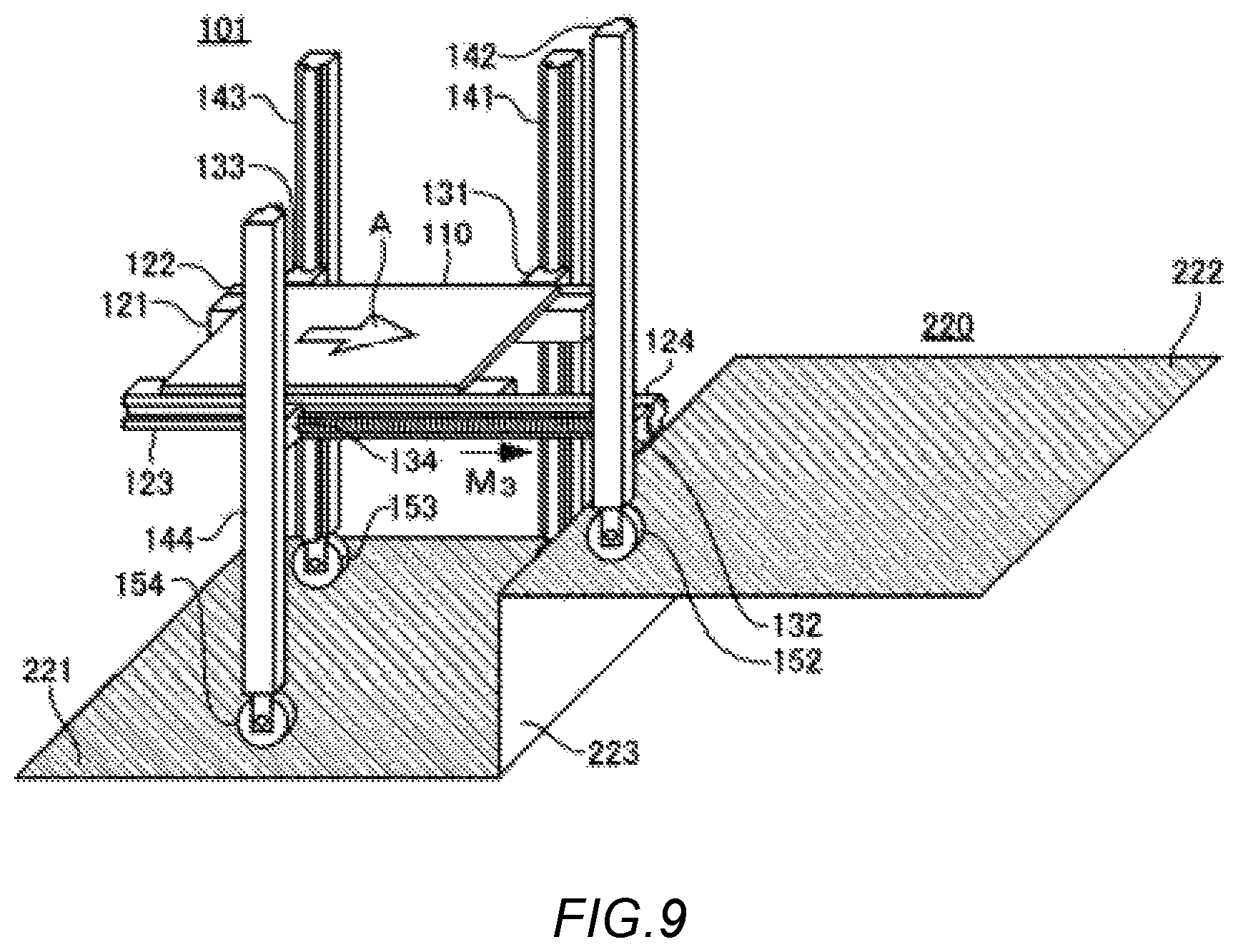 Patent US12351228 Figure 9 – Transportation device