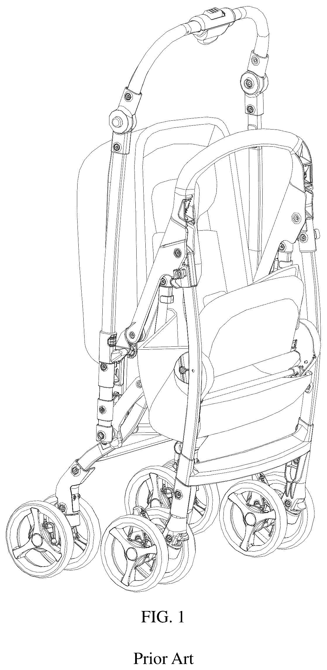 Patent US12351229 — Baby stroller and seat cover assembly thereof — Figure 1