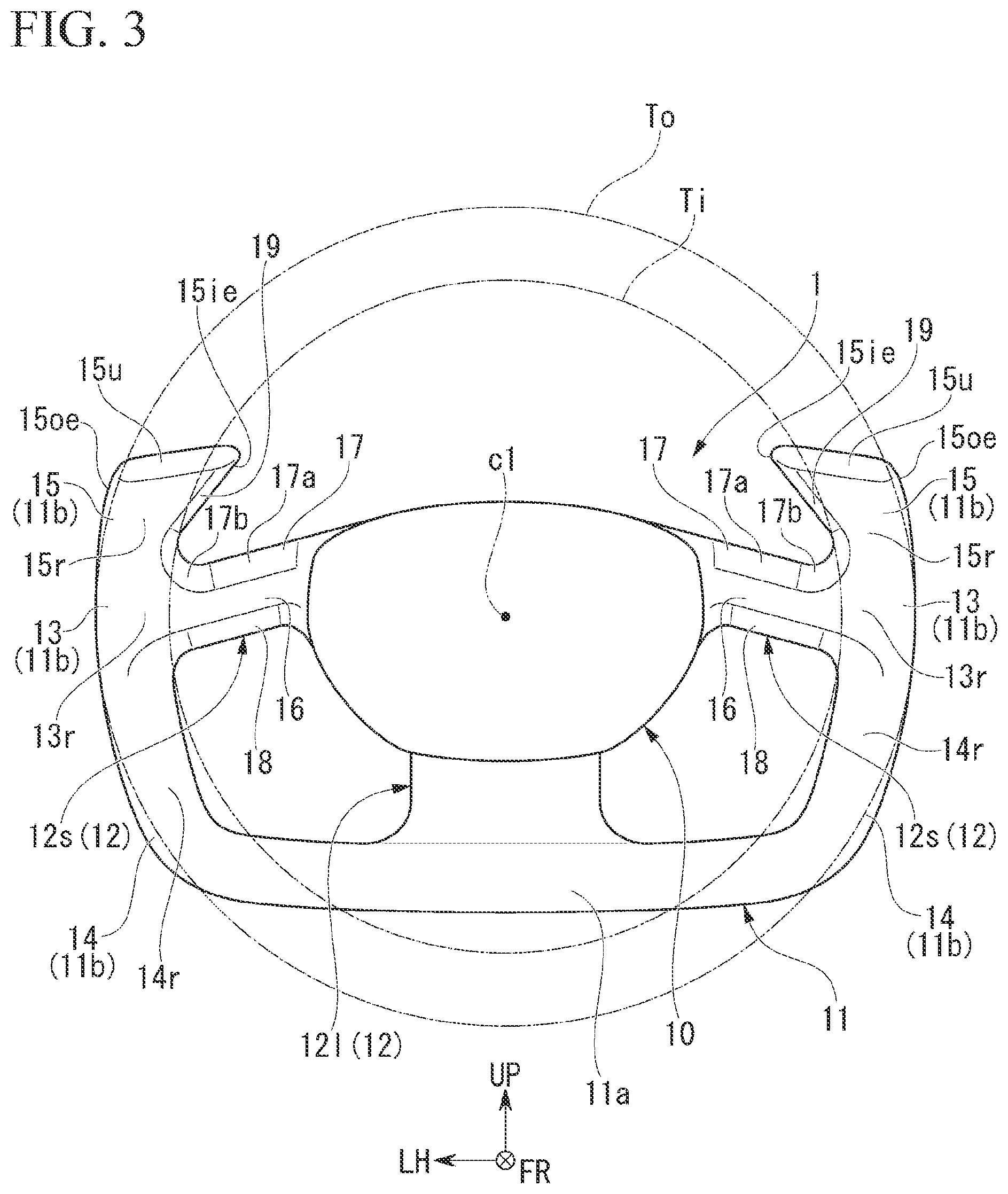 Patent US12351231 Figure 3 – Steering wheel