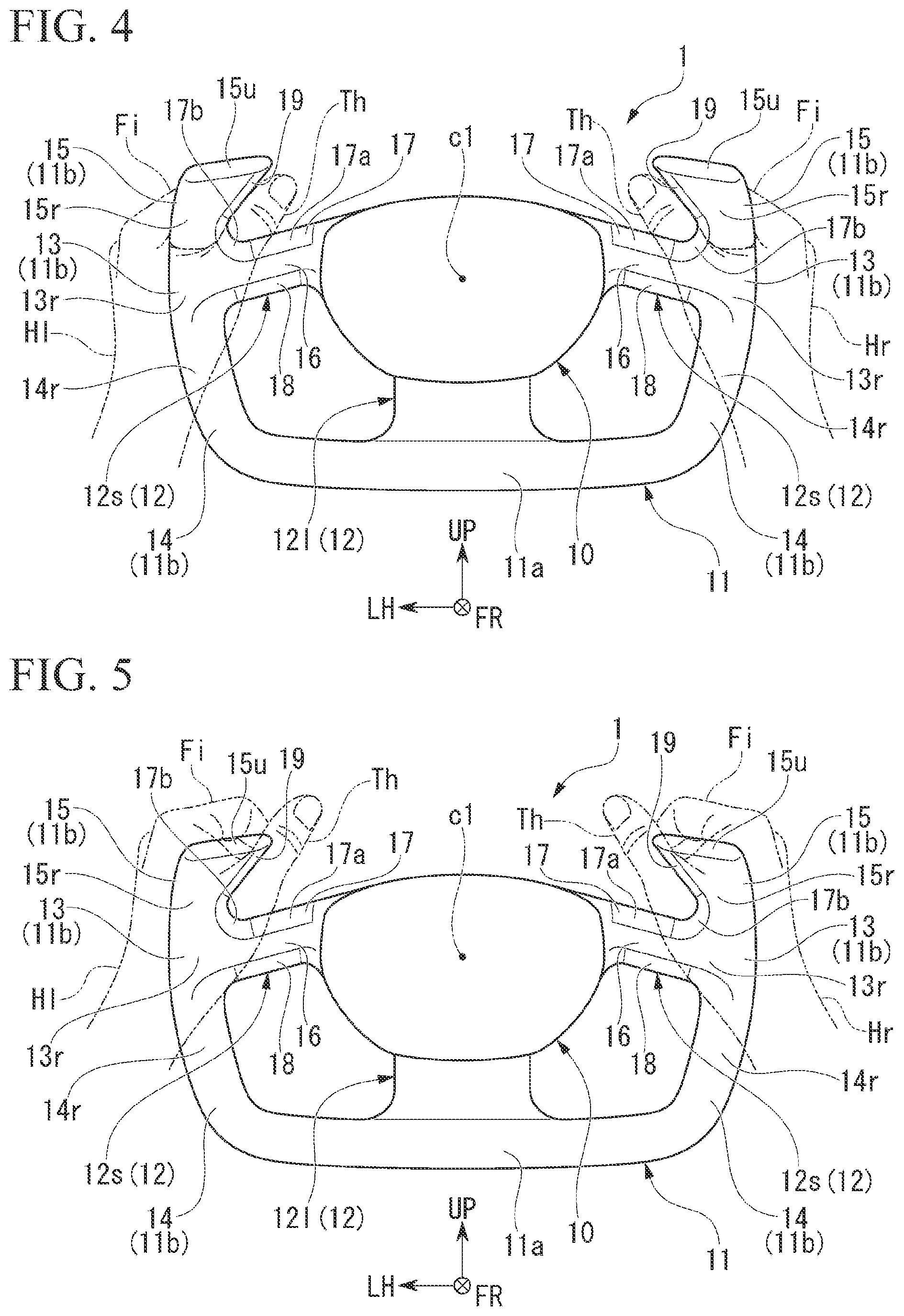 Patent US12351231 Figure 4 – Steering wheel