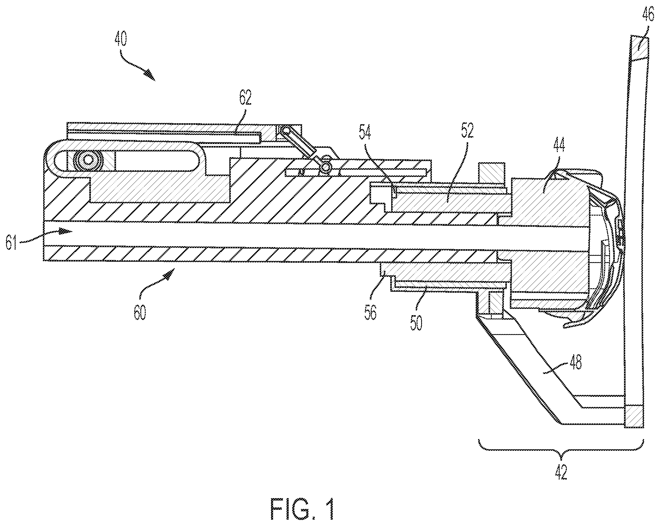 Patent US12351233 Figure 1 – Steer by wire steering column with stationary wheel hub