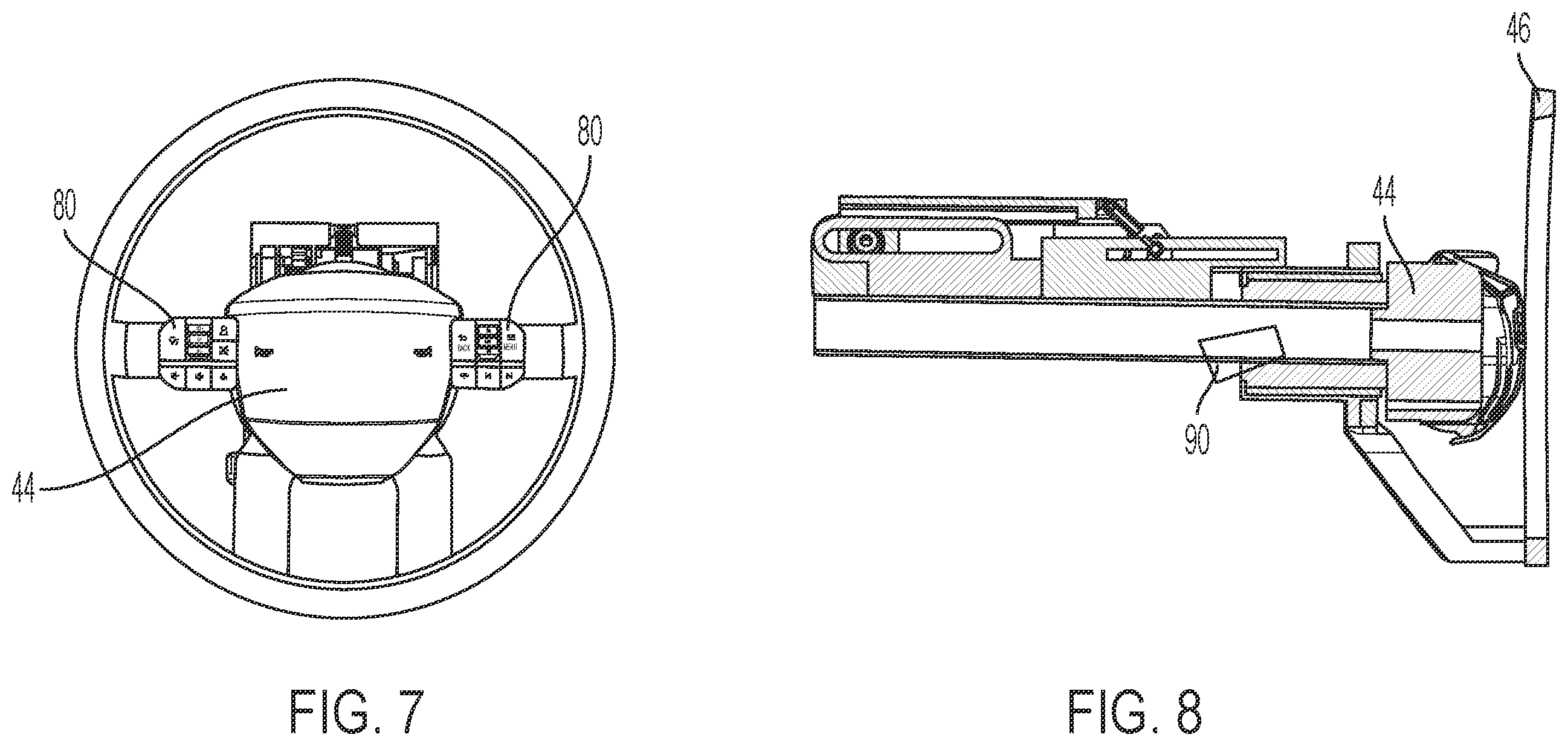 Patent US12351233 Figure 6 – Steer by wire steering column with stationary wheel hub
