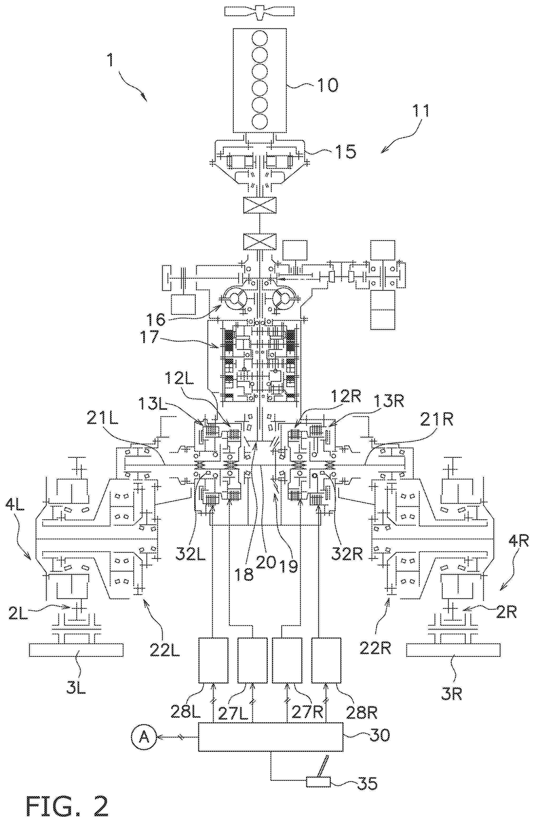 Patent US12351234 Figure 2 – Crawler-type work machine
