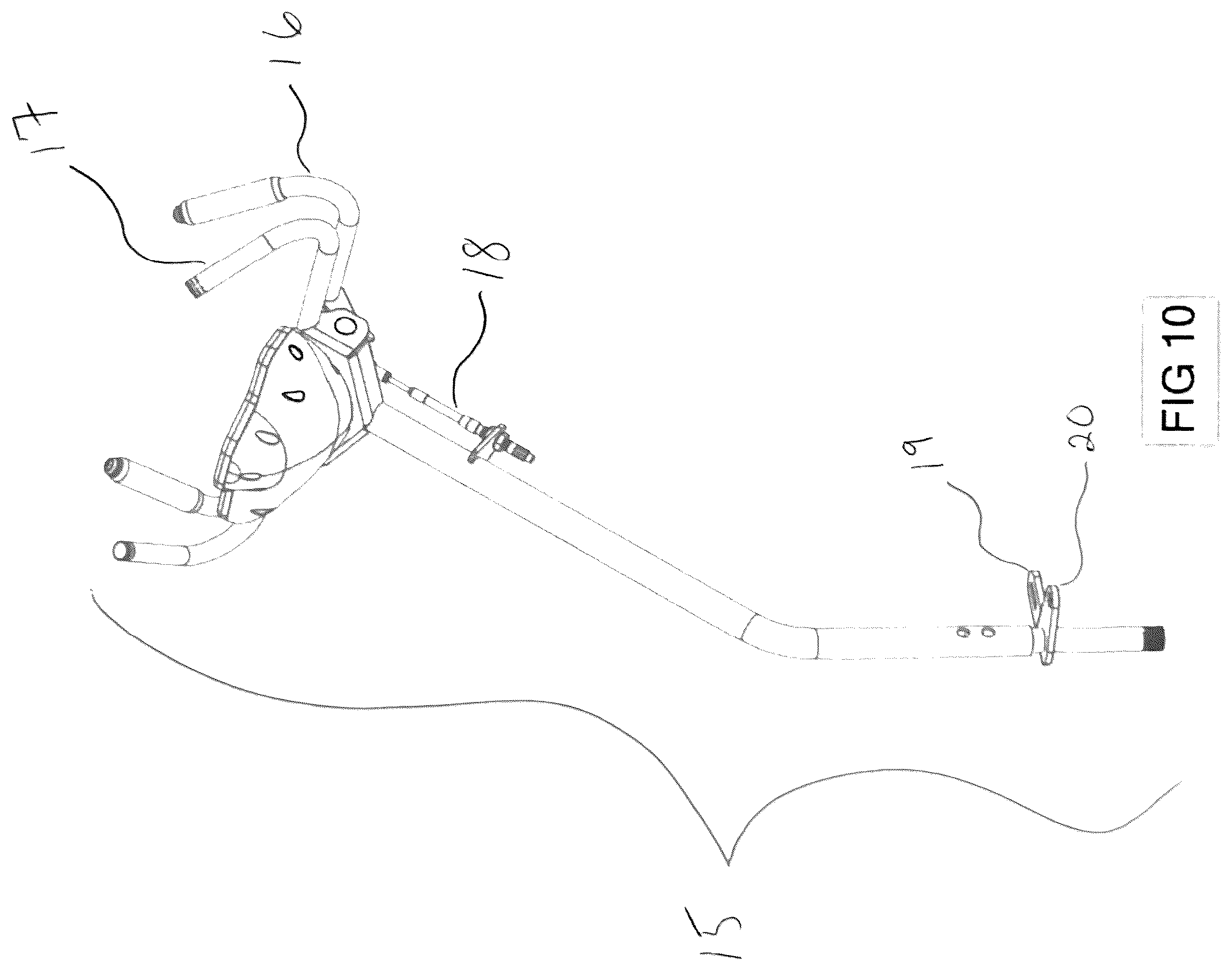 Patent US12351235 Figure 10 – Vehicle articulating and caster steering
