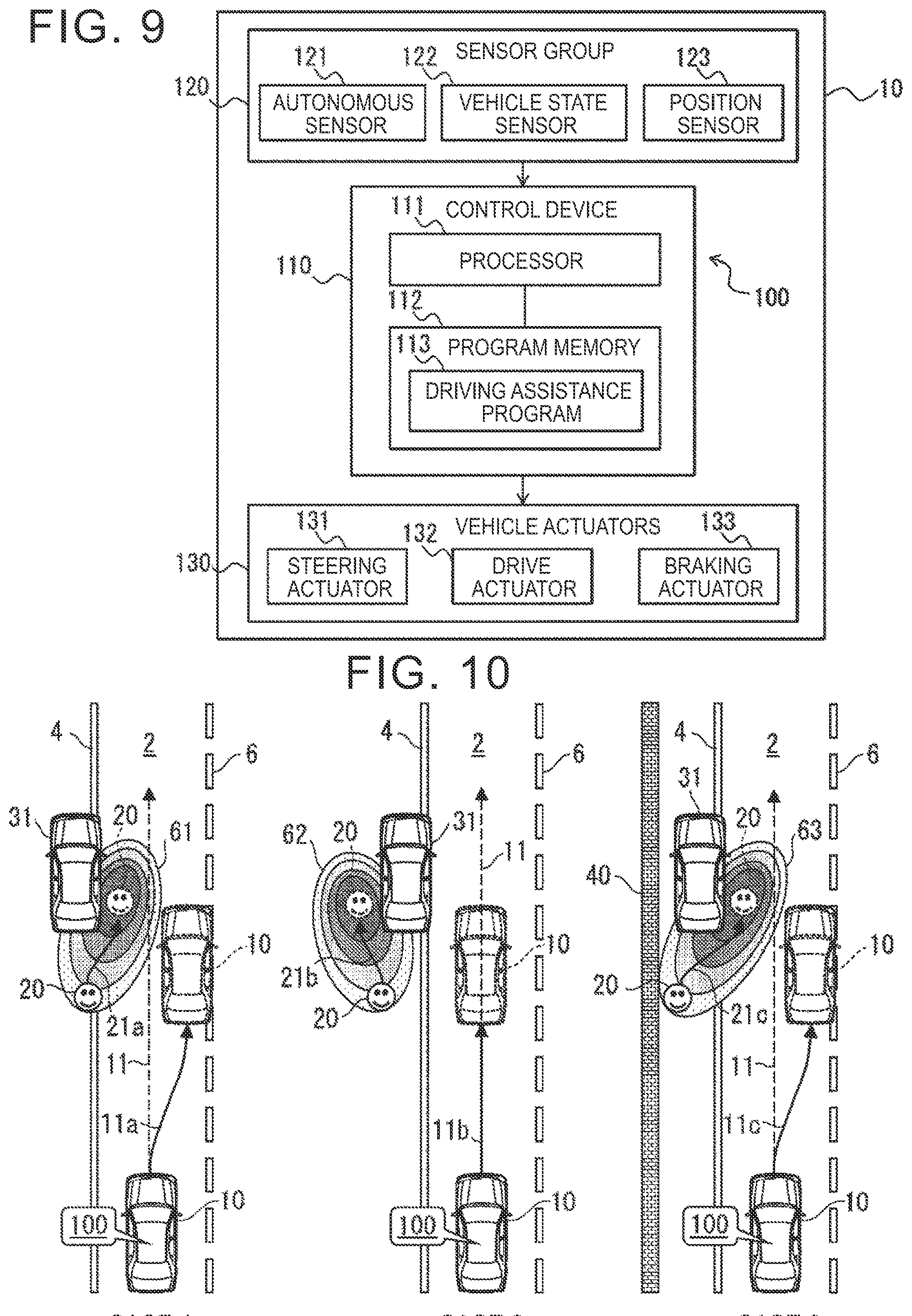 Patent US12351237 Figure 7 – Driving assistance device, driving assistance method, and non-transitory storage medium