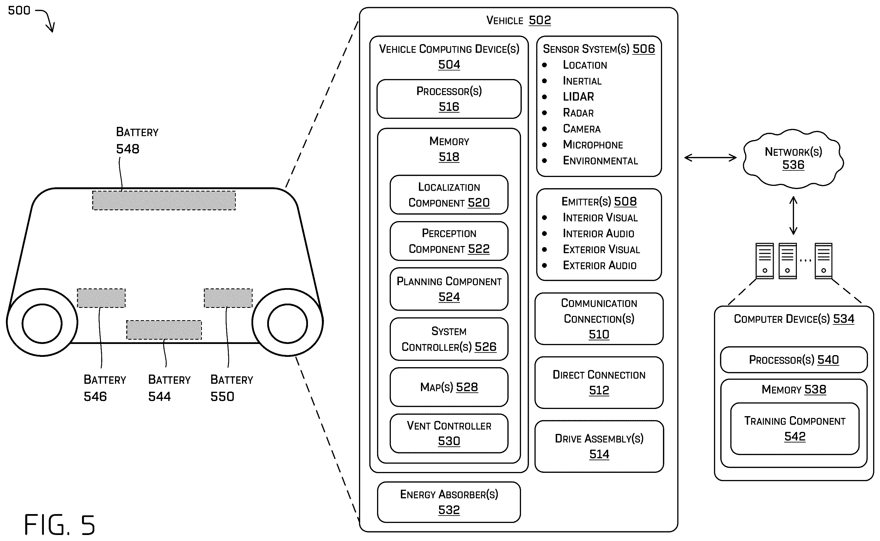 Patent US12351239 Figure 7 – Energy absorbing structure for a battery