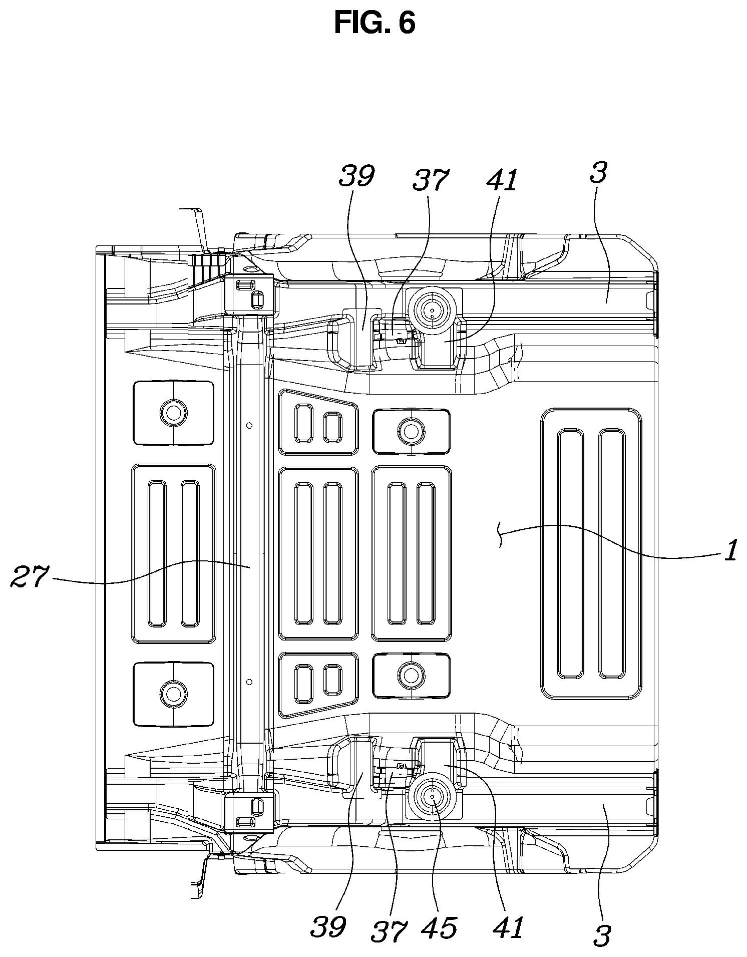 Patent US12351243 Figure 6 – Vehicle body structure