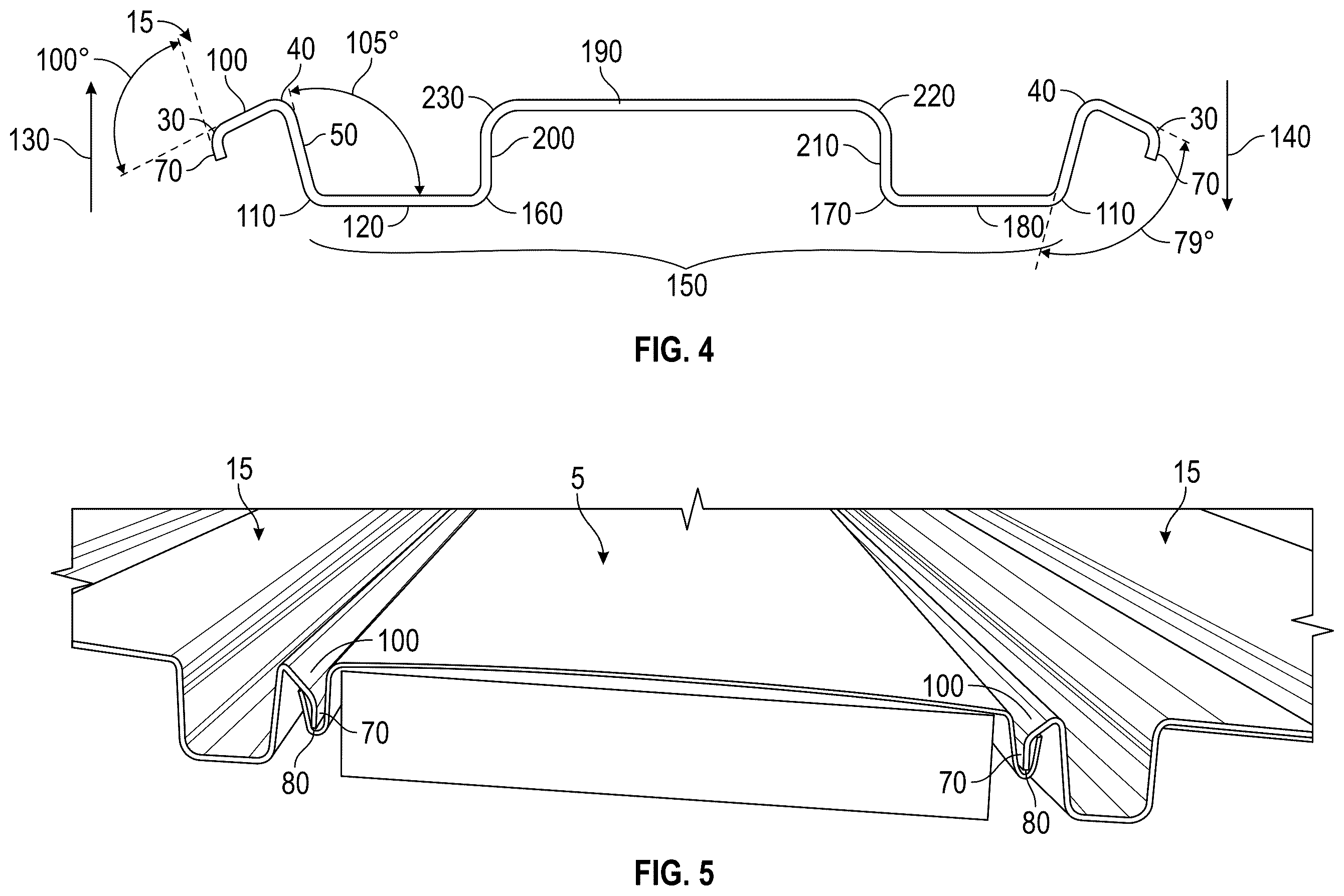 Patent US12351244 Figure 3 – Shock deflecting trailer wall panel and beam assembly and truck trailer using same