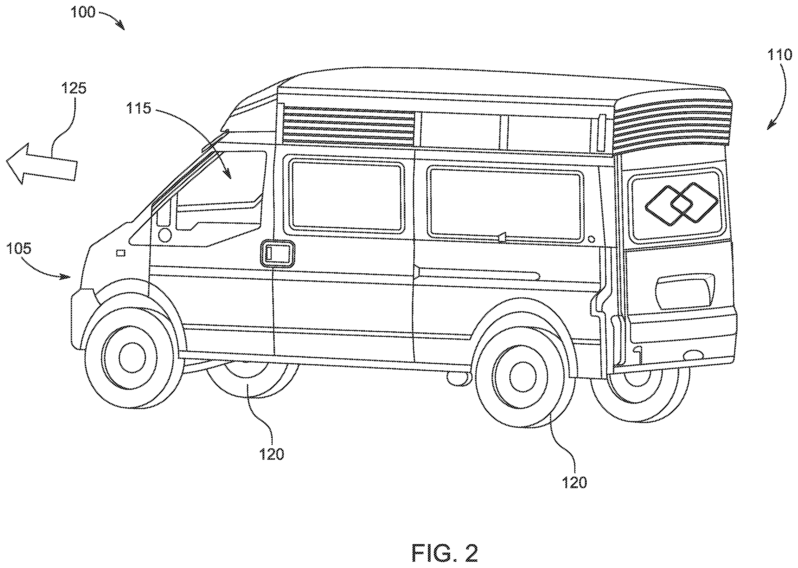 Patent US12351245 Figure 2 – Adjustable roof assembly