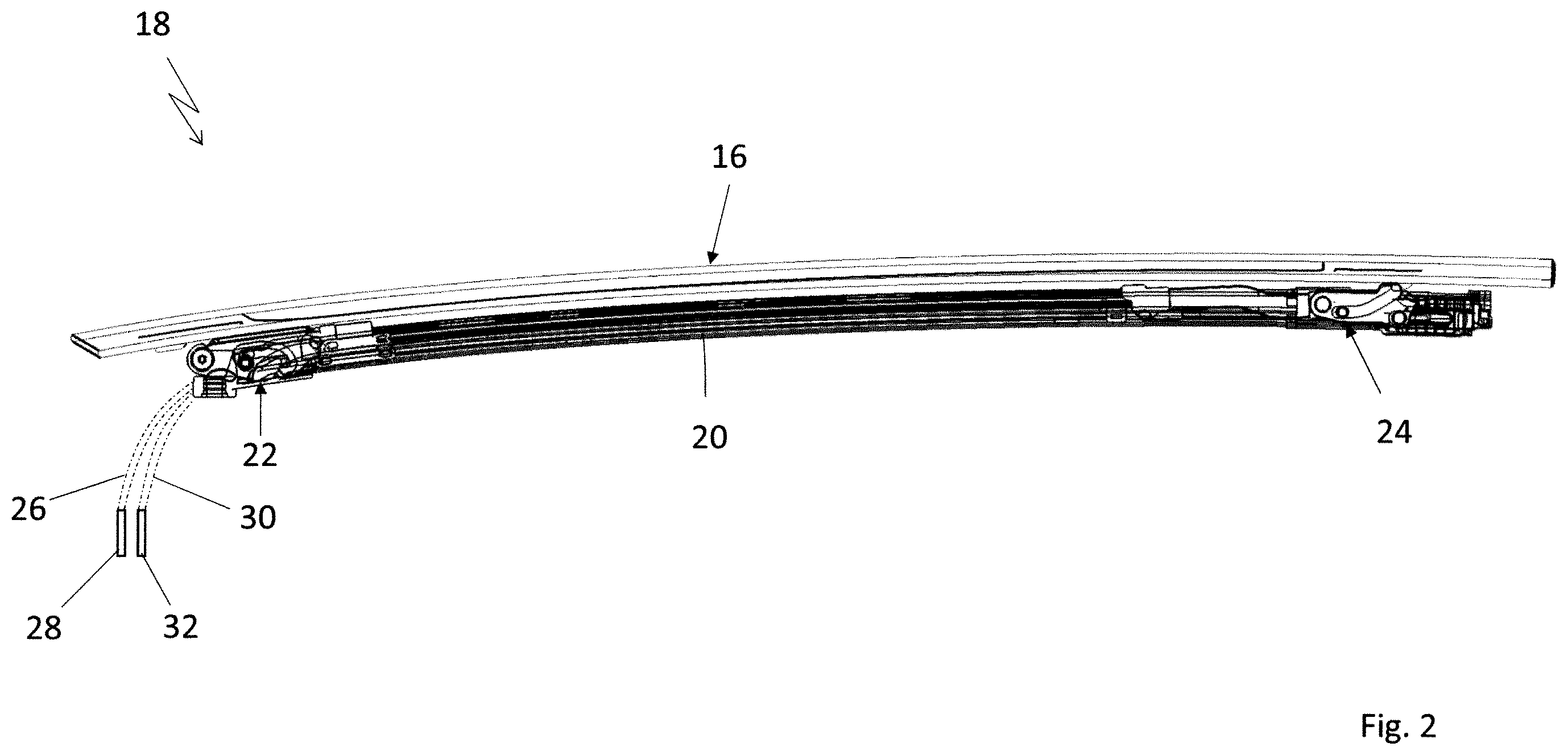 Patent US12351246 Figure 2 – Vehicle roof comprising a roof opening system having two kinematic units