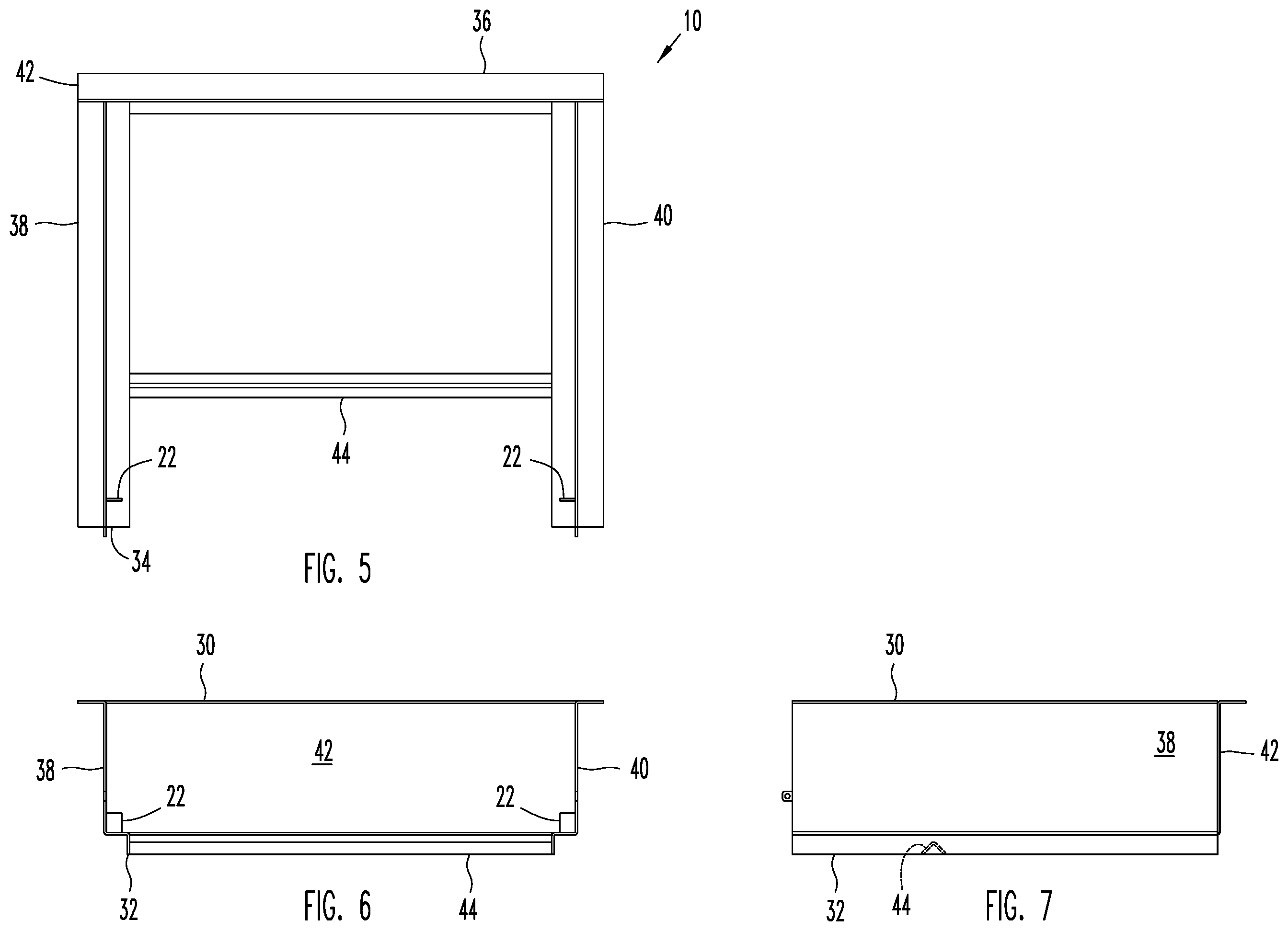 Patent US12351247 Figure 2 – Spare tire storage assembly