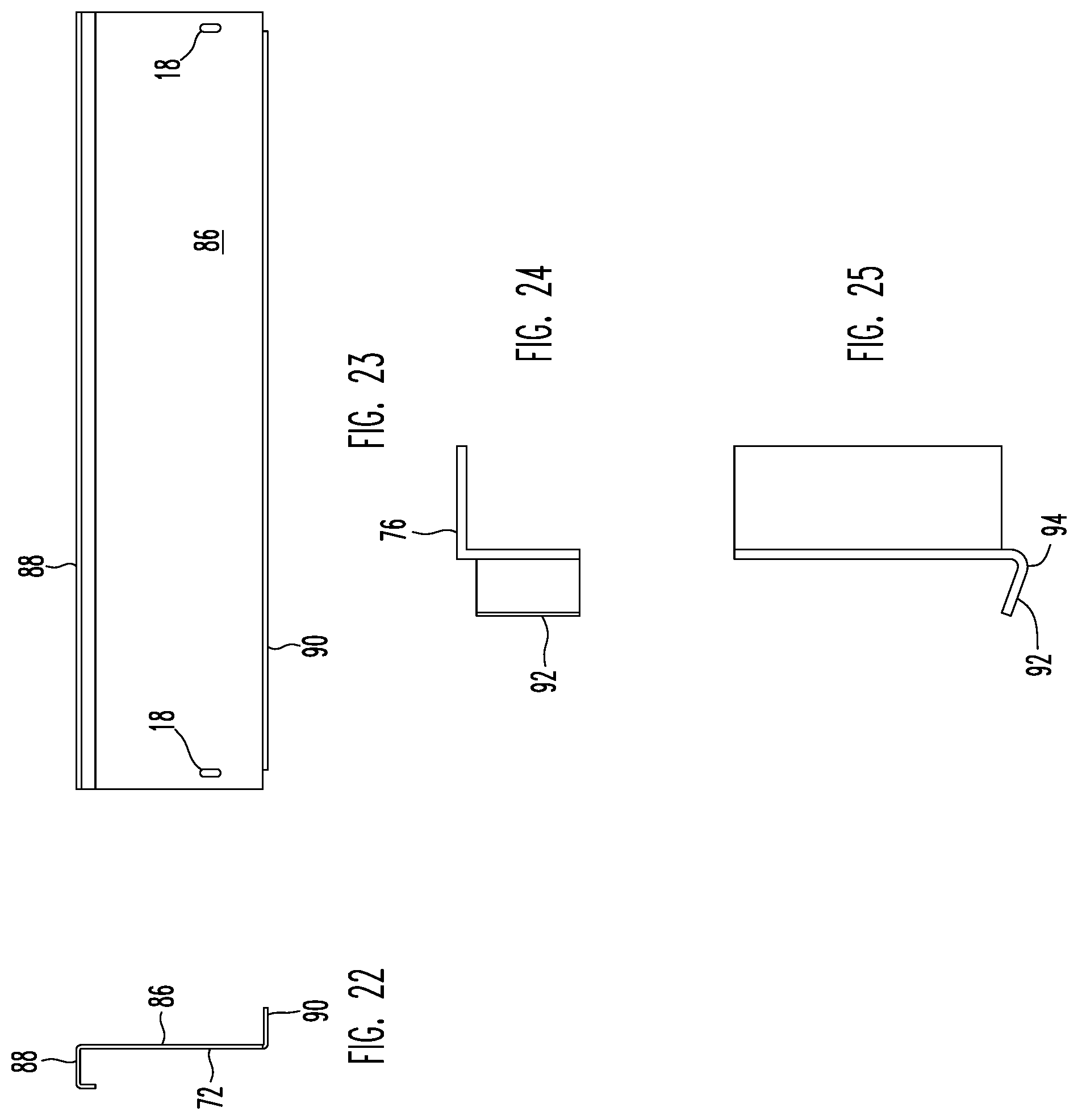 Patent US12351247 Figure 6 – Spare tire storage assembly