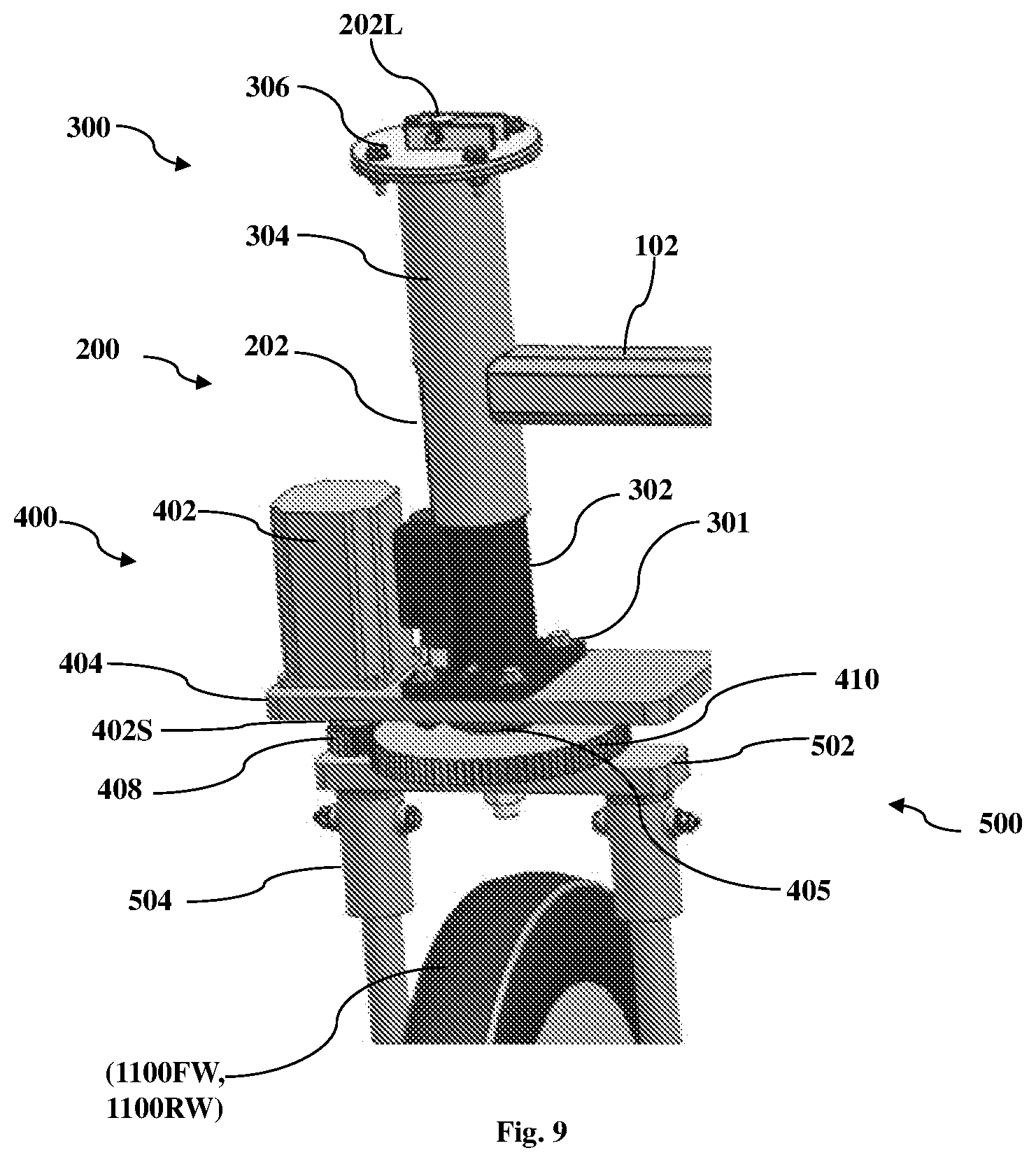 Patent US12351248 Figure 9 – All-terrain utility vehicle and methods thereof