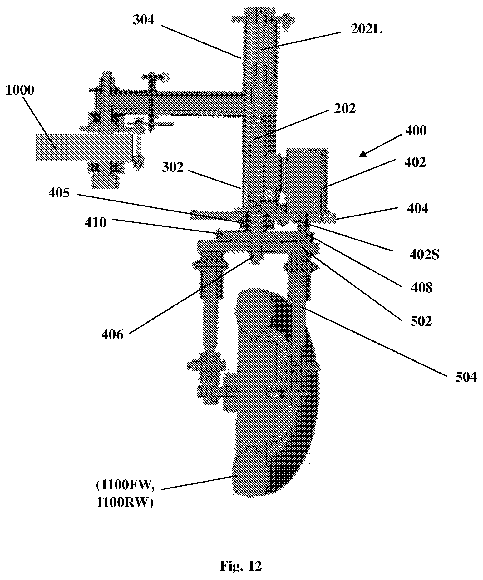 Patent US12351248 Figure 12 – All-terrain utility vehicle and methods thereof