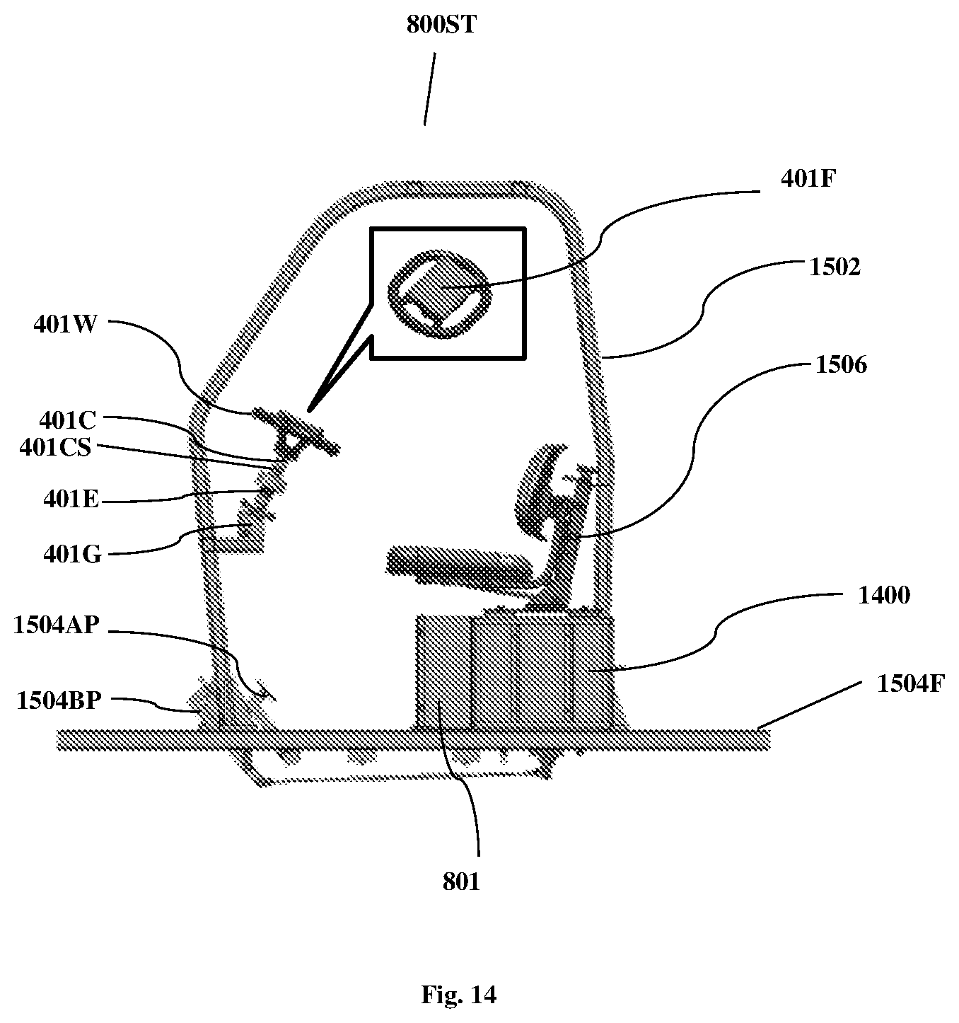 Patent US12351248 Figure 14 – All-terrain utility vehicle and methods thereof