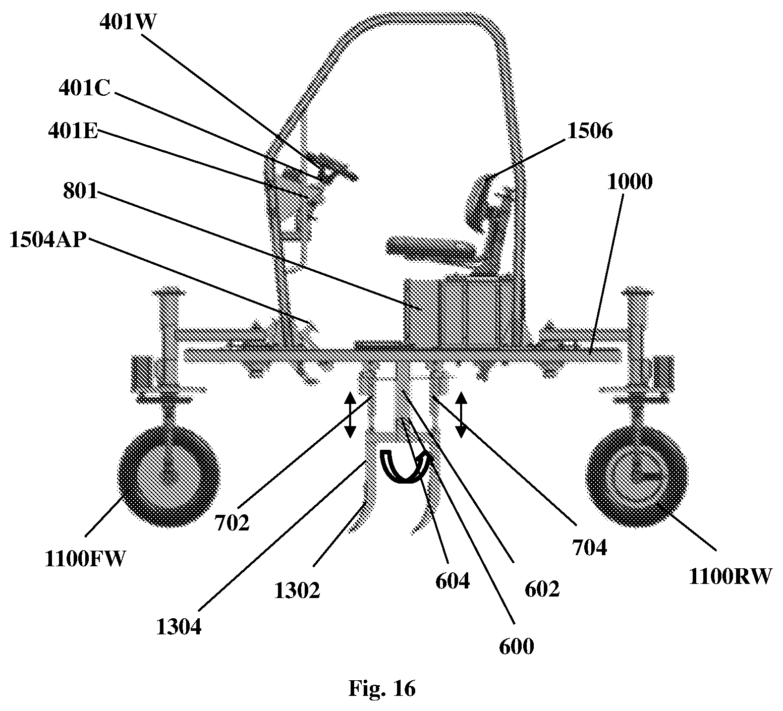 Patent US12351248 Figure 16 – All-terrain utility vehicle and methods thereof
