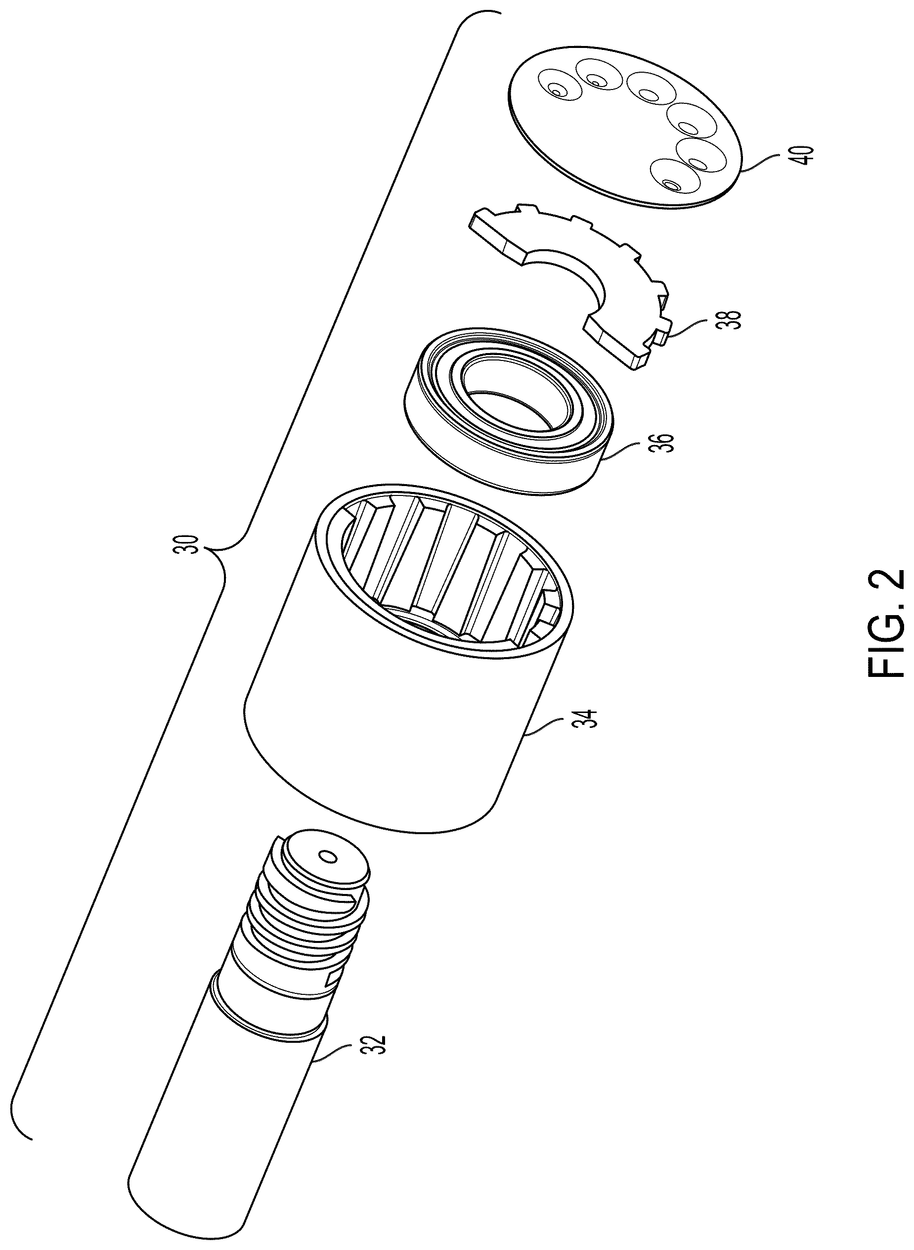 Patent US12351249 Figure 2 – Steer-by-wire rotational travel stop