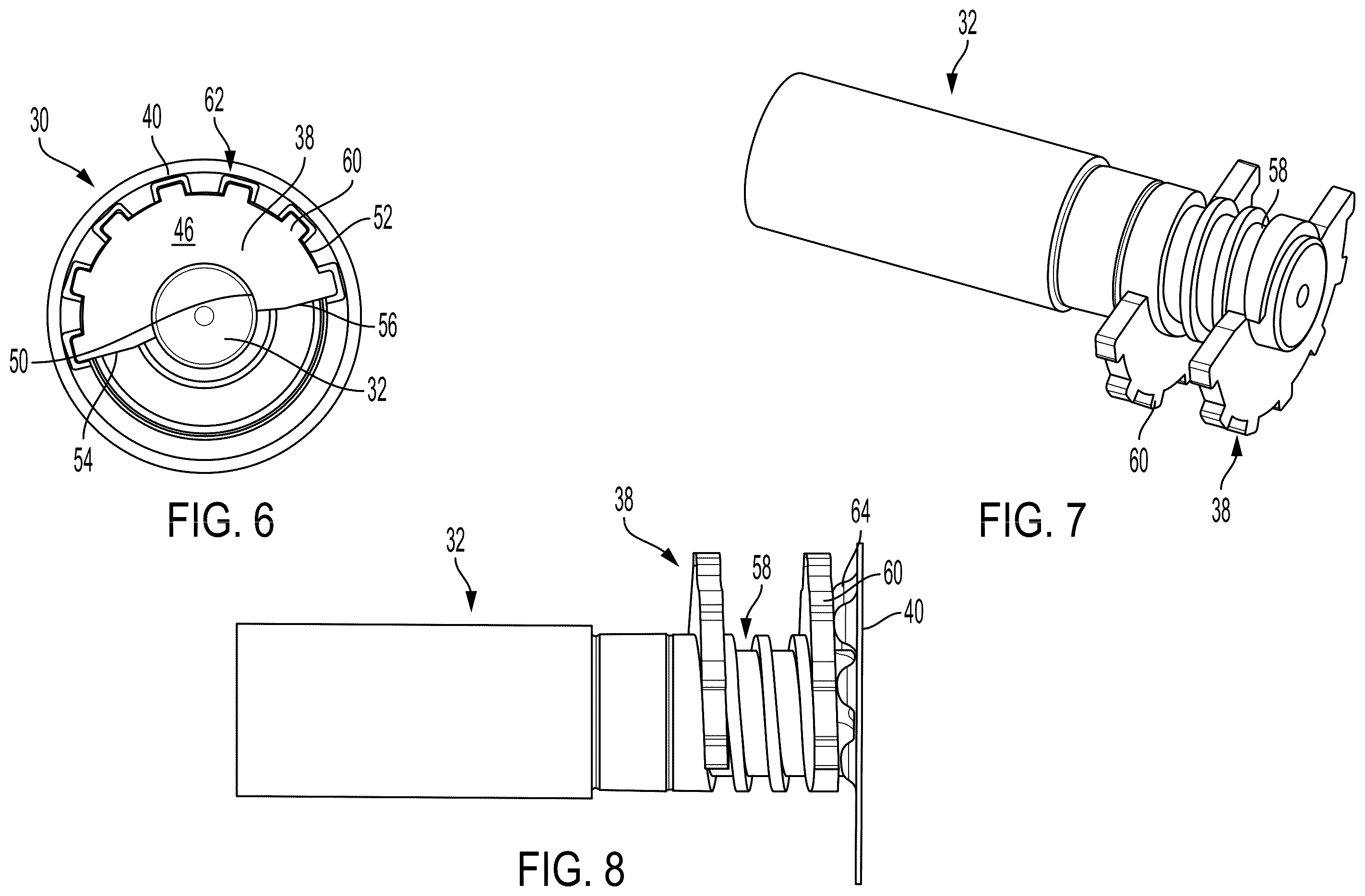 Patent US12351249 Figure 5 – Steer-by-wire rotational travel stop