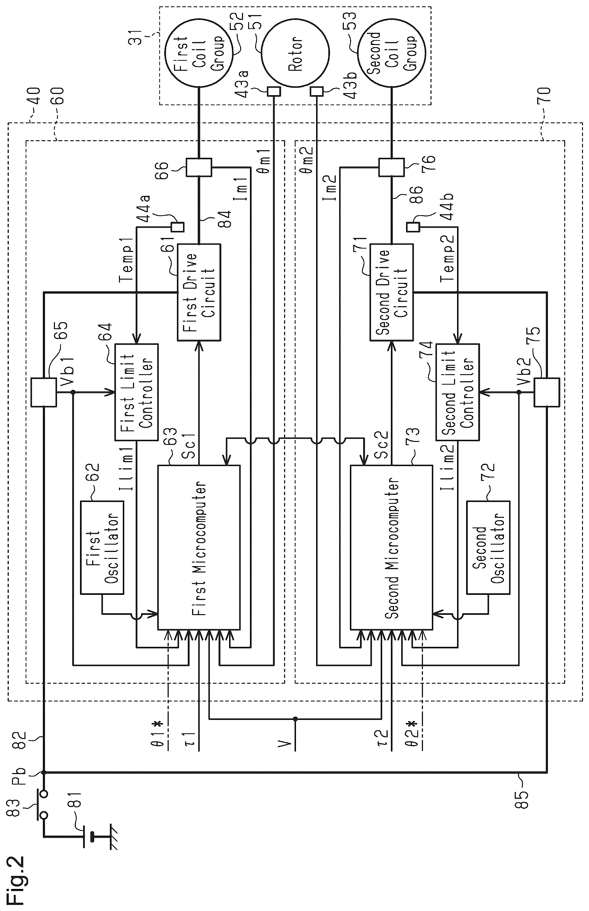 Patent US12351251 Figure 2 – Motor control device and motor control method
