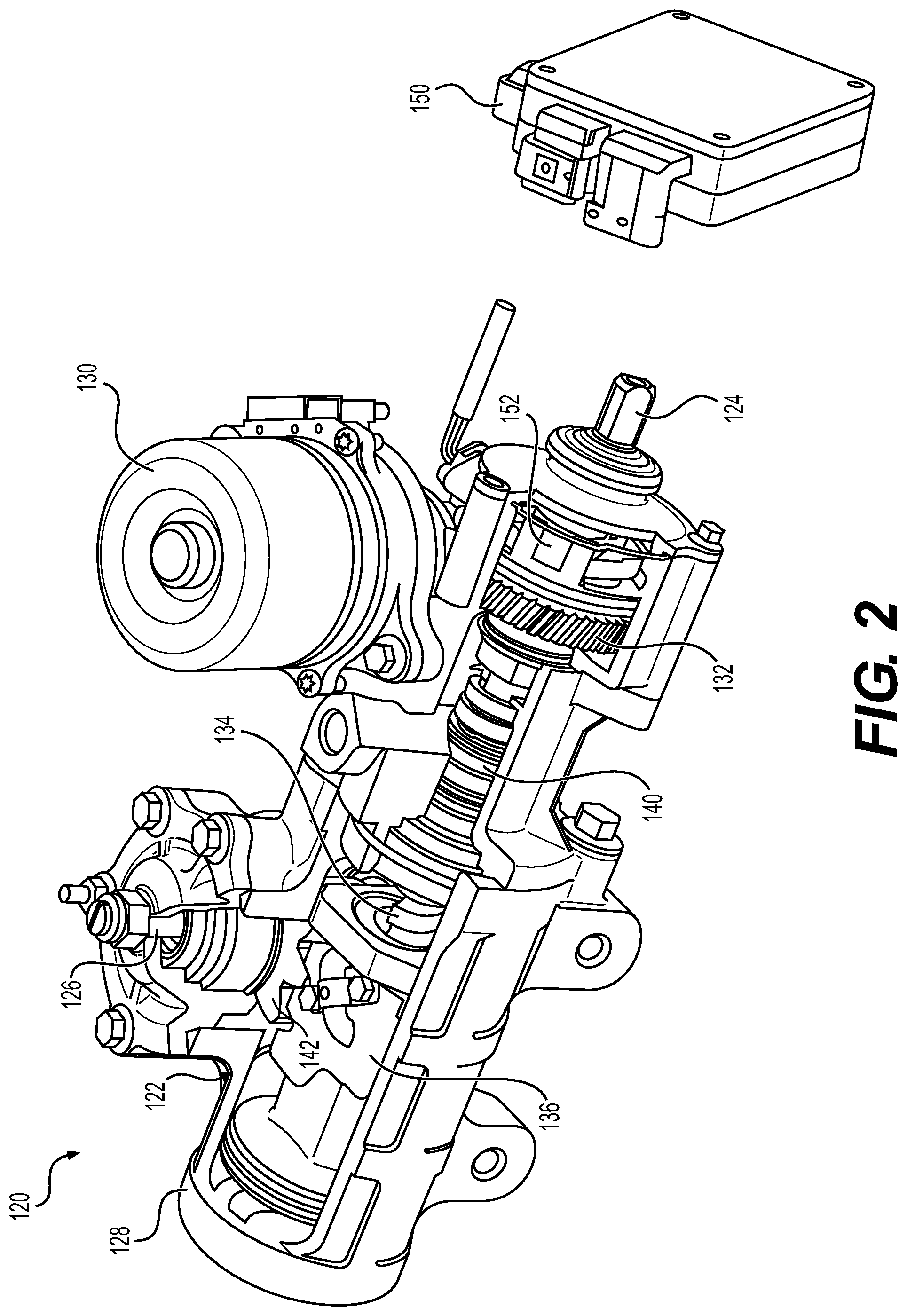 Patent US12351253 Figure 2 – System and method to detect malfunction in an electronic controlled hydraulic assistance steering system