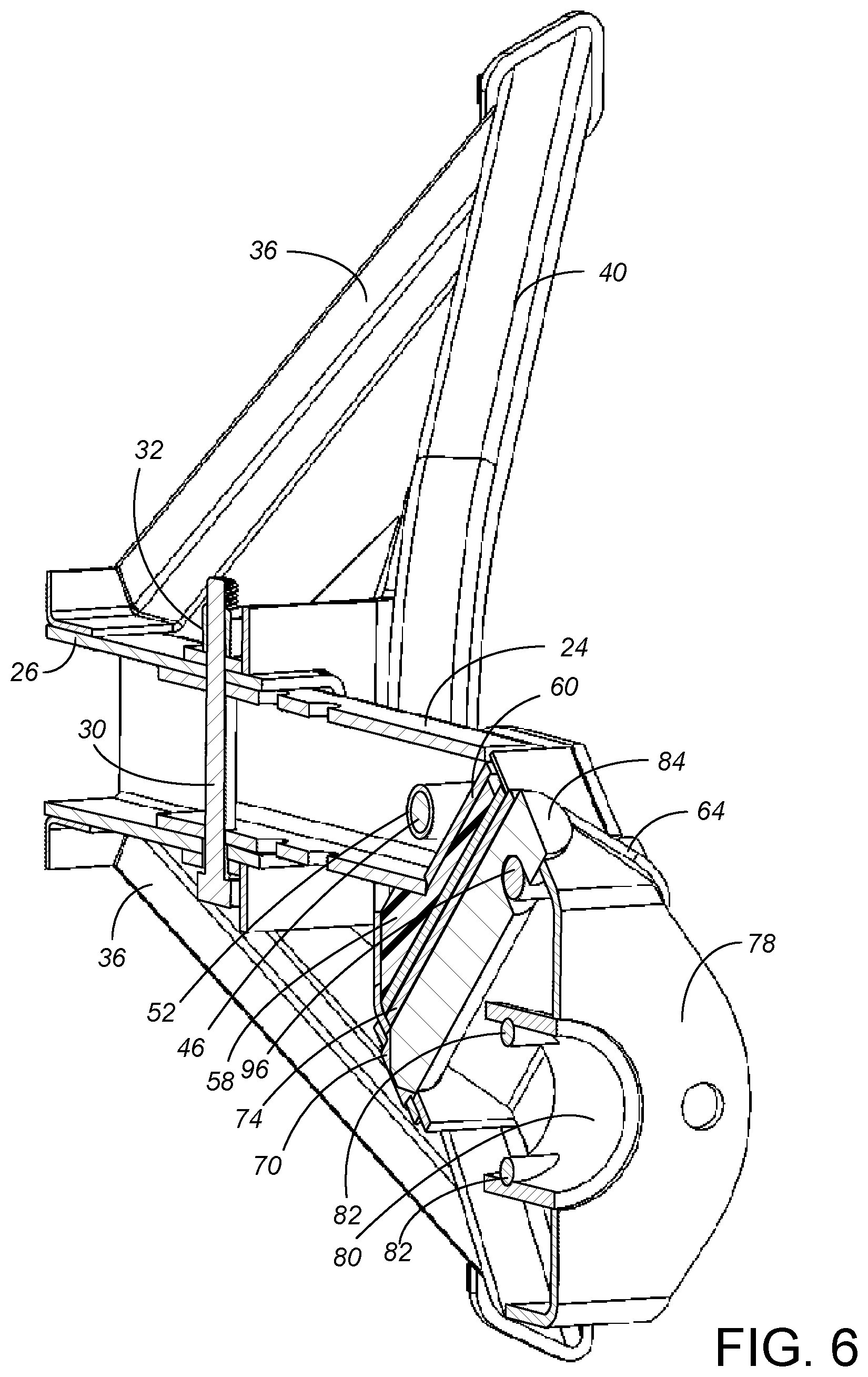 Patent US12351255 Figure 6 – Fifth wheel hitch