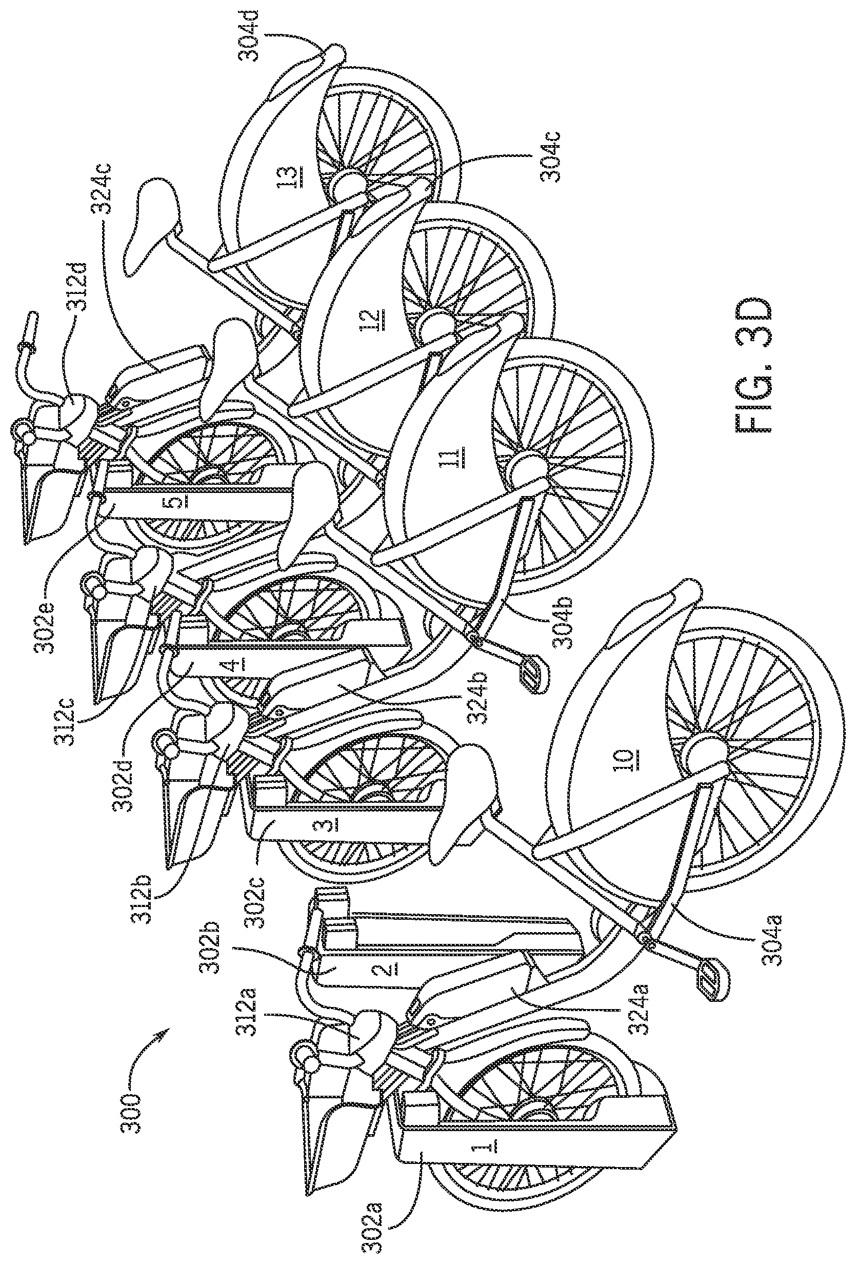 Patent US12351262 Figure 6 – Micromobility transit vehicle cable lock assembly systems and methods