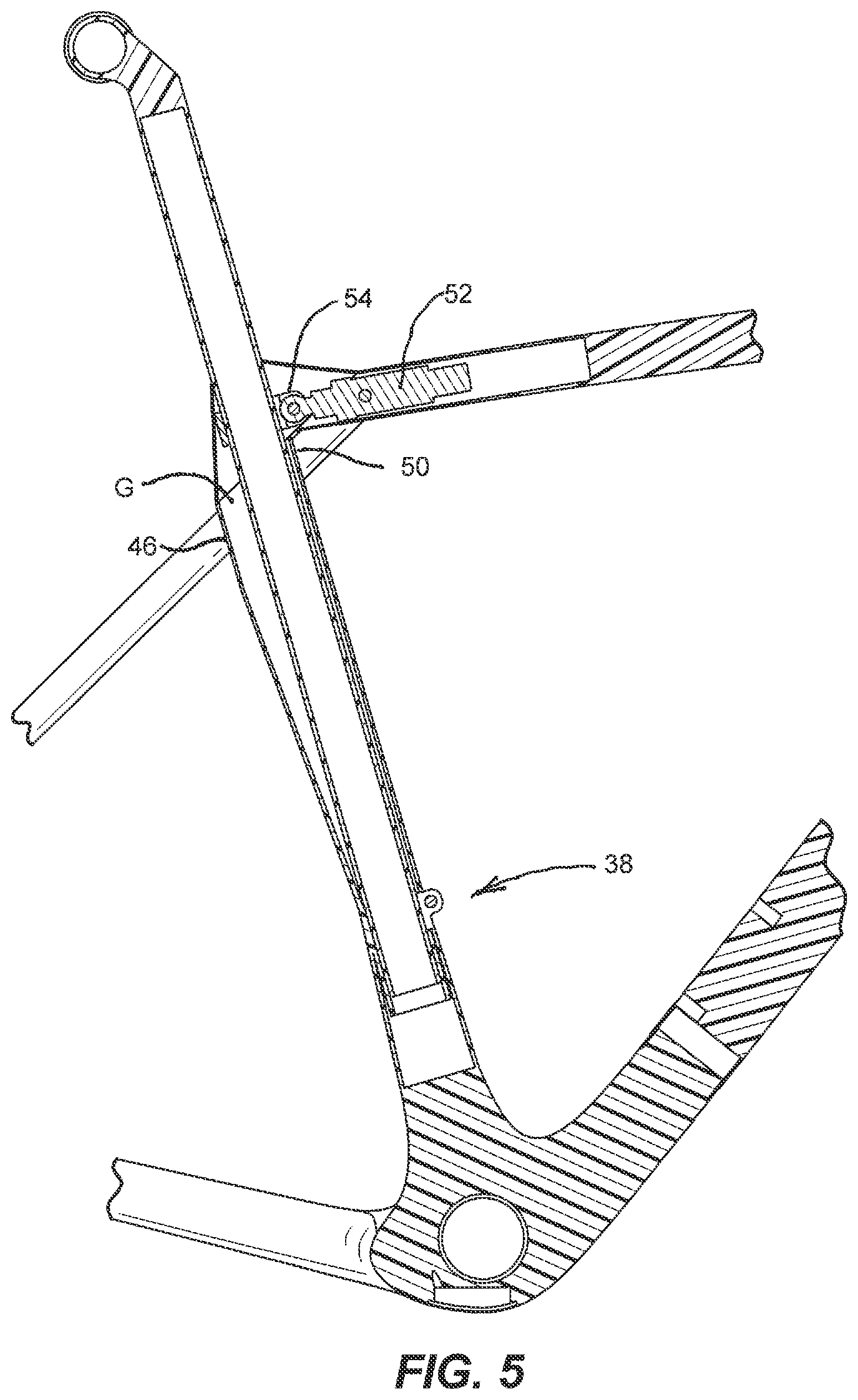 Patent US12351263 Figure 4 – Bicycle with compliant seat post interface