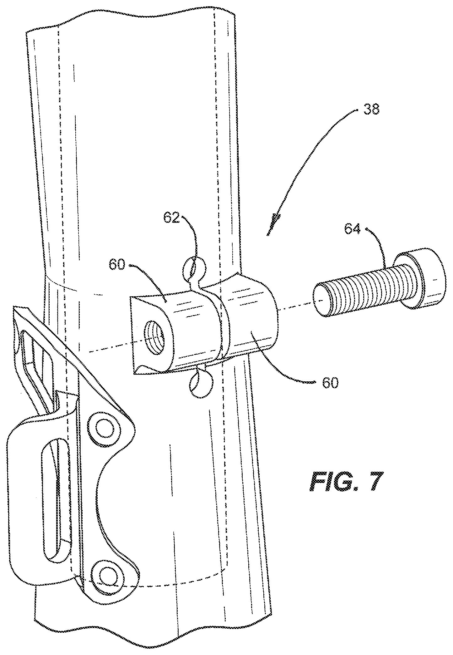 Patent US12351263 Figure 6 – Bicycle with compliant seat post interface