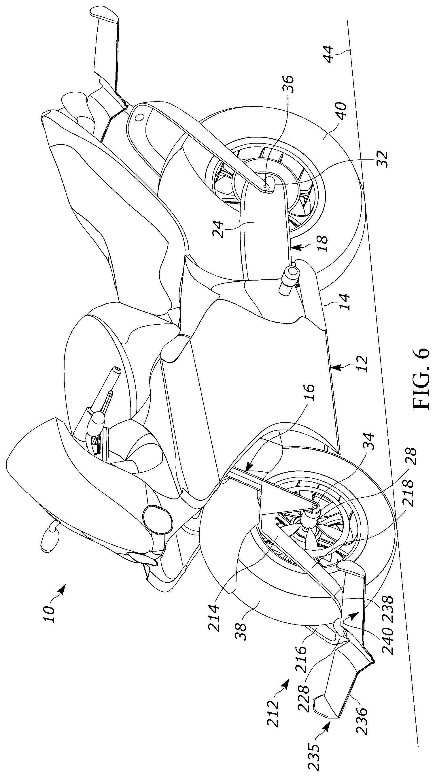 Patent US12351264 Figure 5 – System for creating downforce on a wheeled vehicle