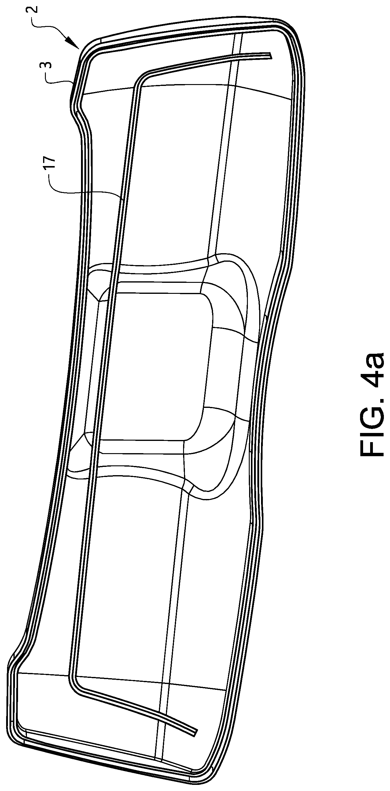 Patent US12351265 Figure 4 – Airbag system for a powered saddle-ride type vehicle and a powered saddle-ride type vehicle provided with such system