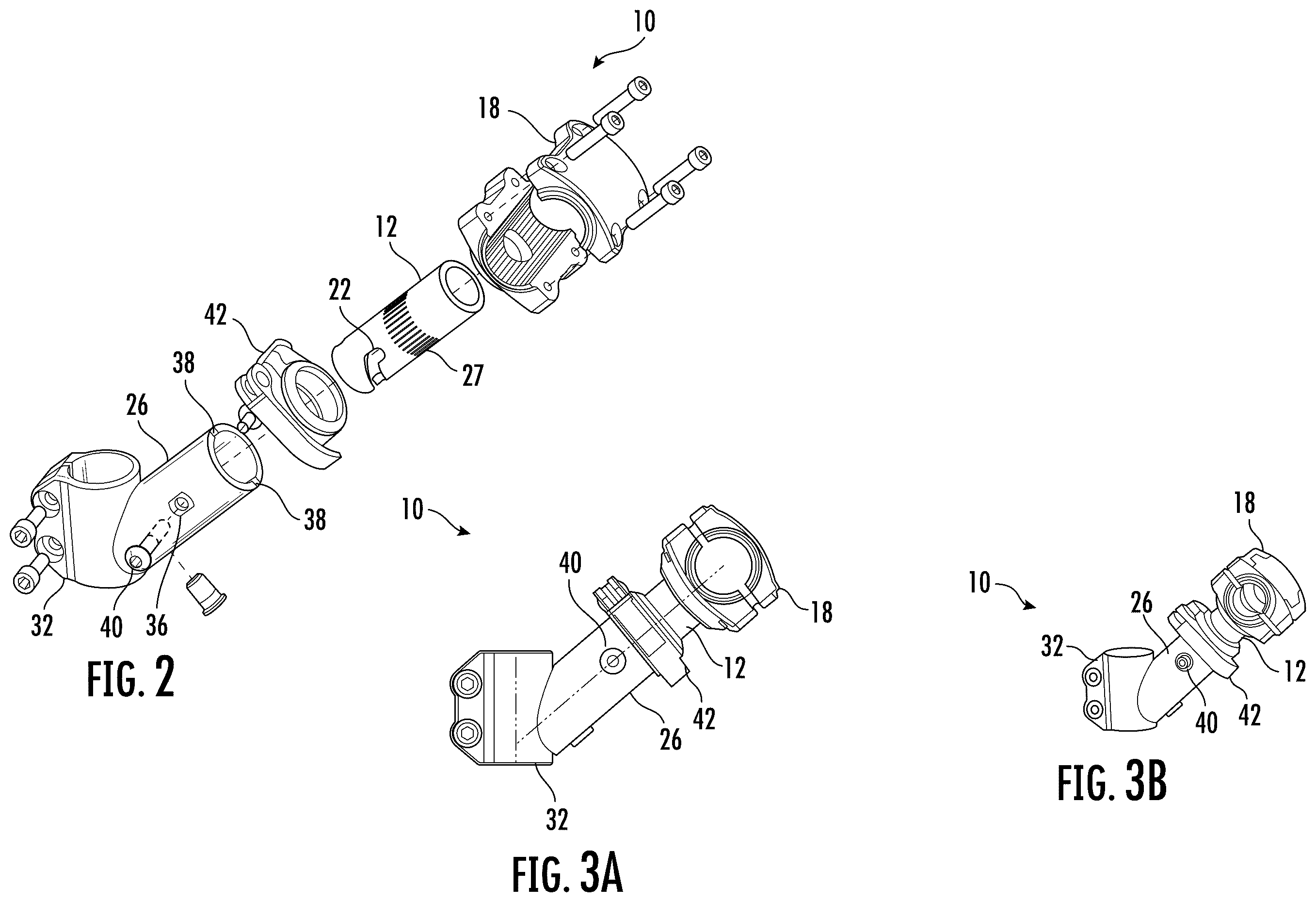 Patent US12351267 Figure 2 – Bicycle stem