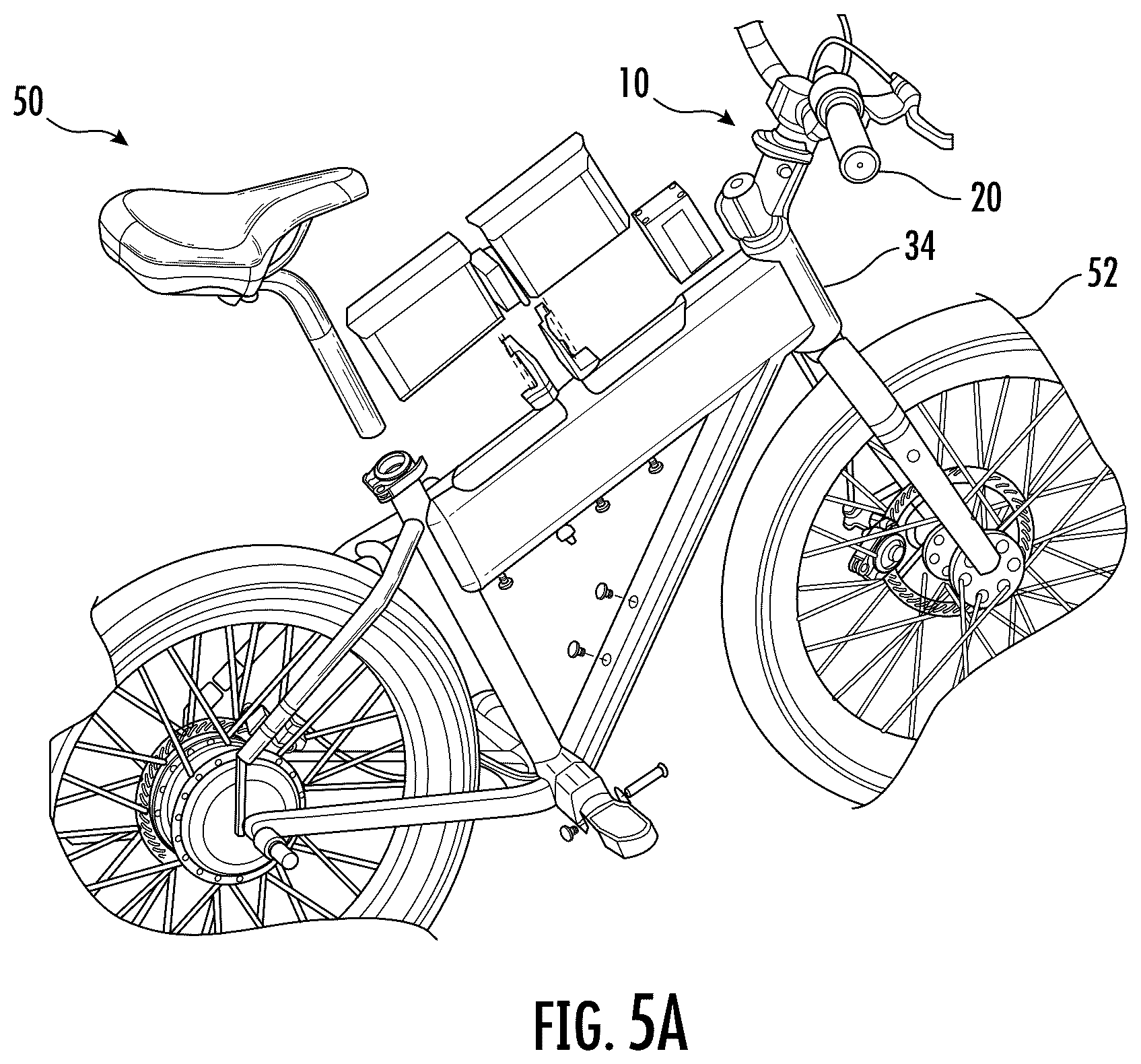 Patent US12351267 Figure 5 – Bicycle stem