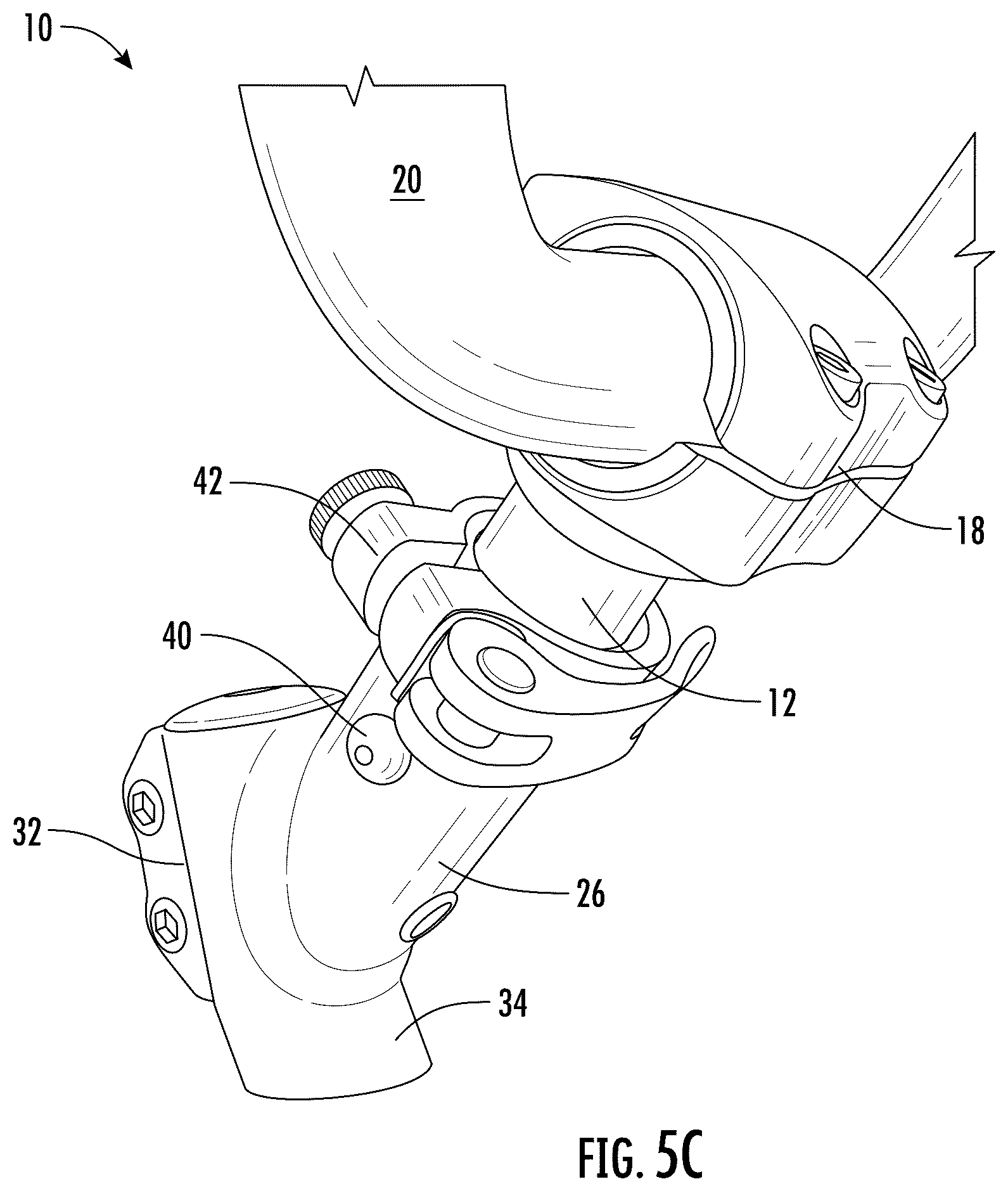 Patent US12351267 Figure 7 – Bicycle stem